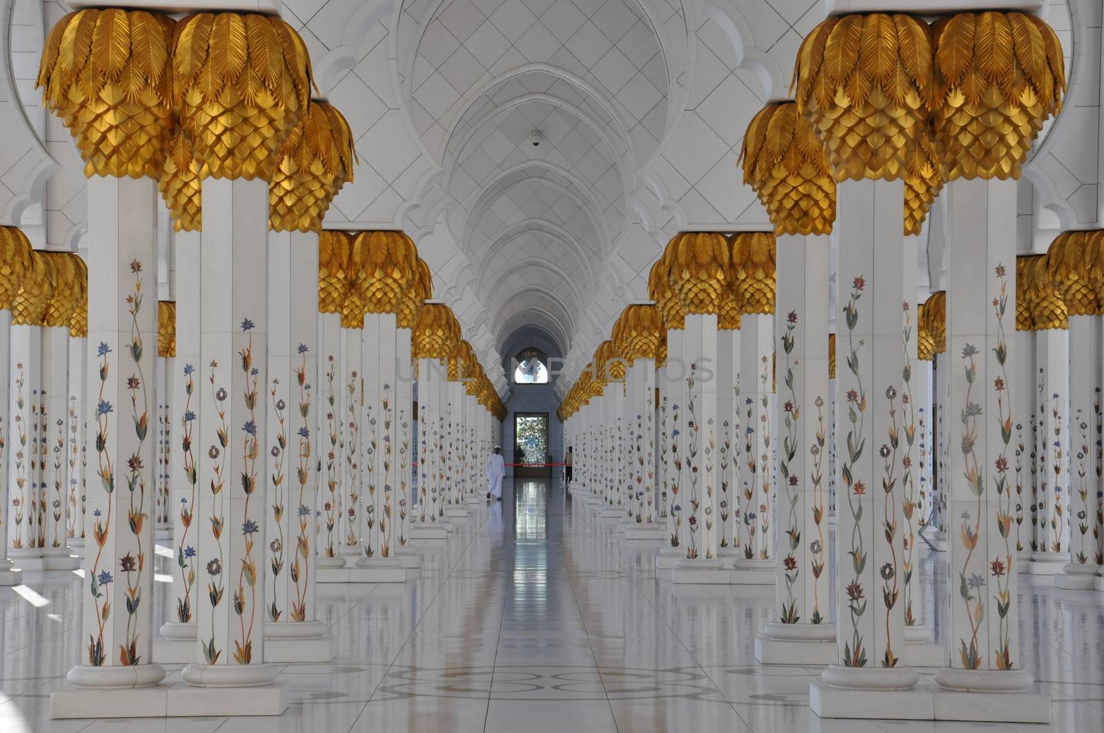 Sheikh Zayed Grand Mosque in Abu Dhabi, UAE