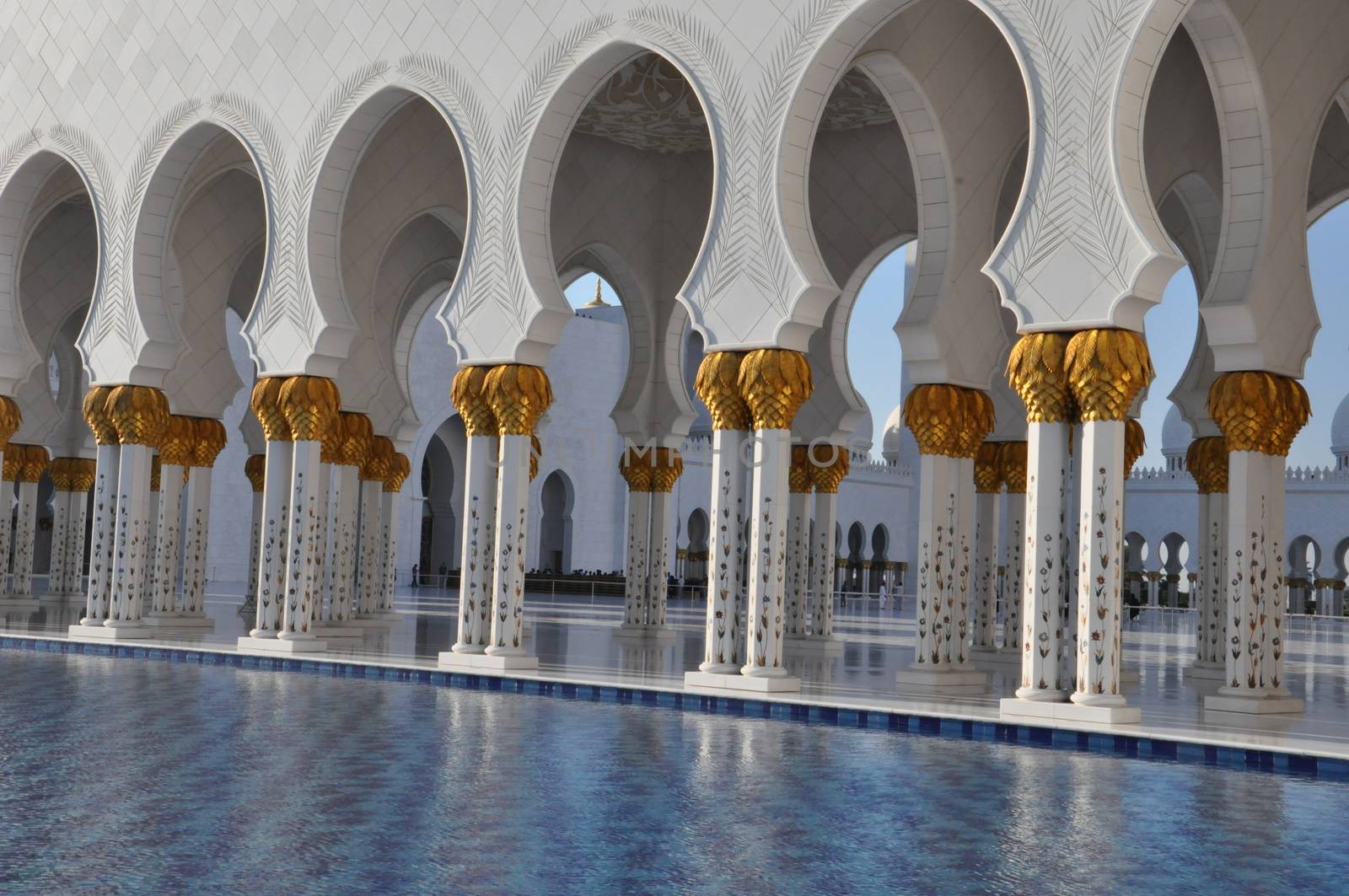 Sheikh Zayed Grand Mosque in Abu Dhabi, UAE