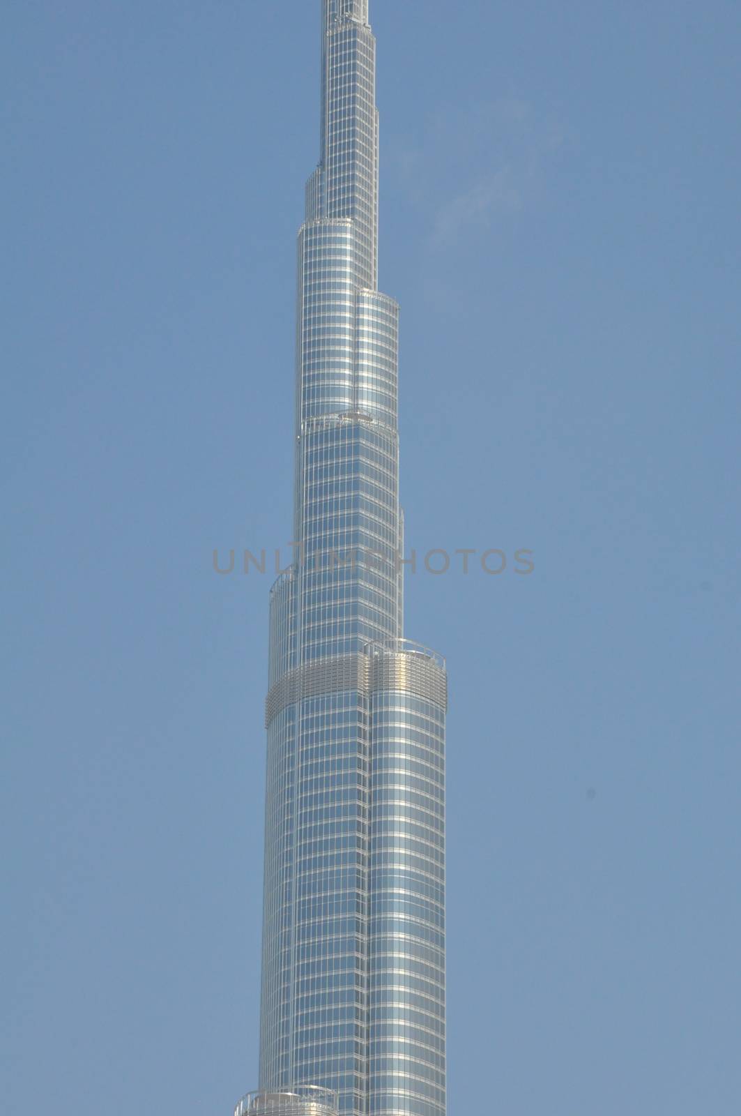 Burj Khalifa in Dubai, UAE. It is currently the tallest building in the world, at 829.84 m (2,723 ft).