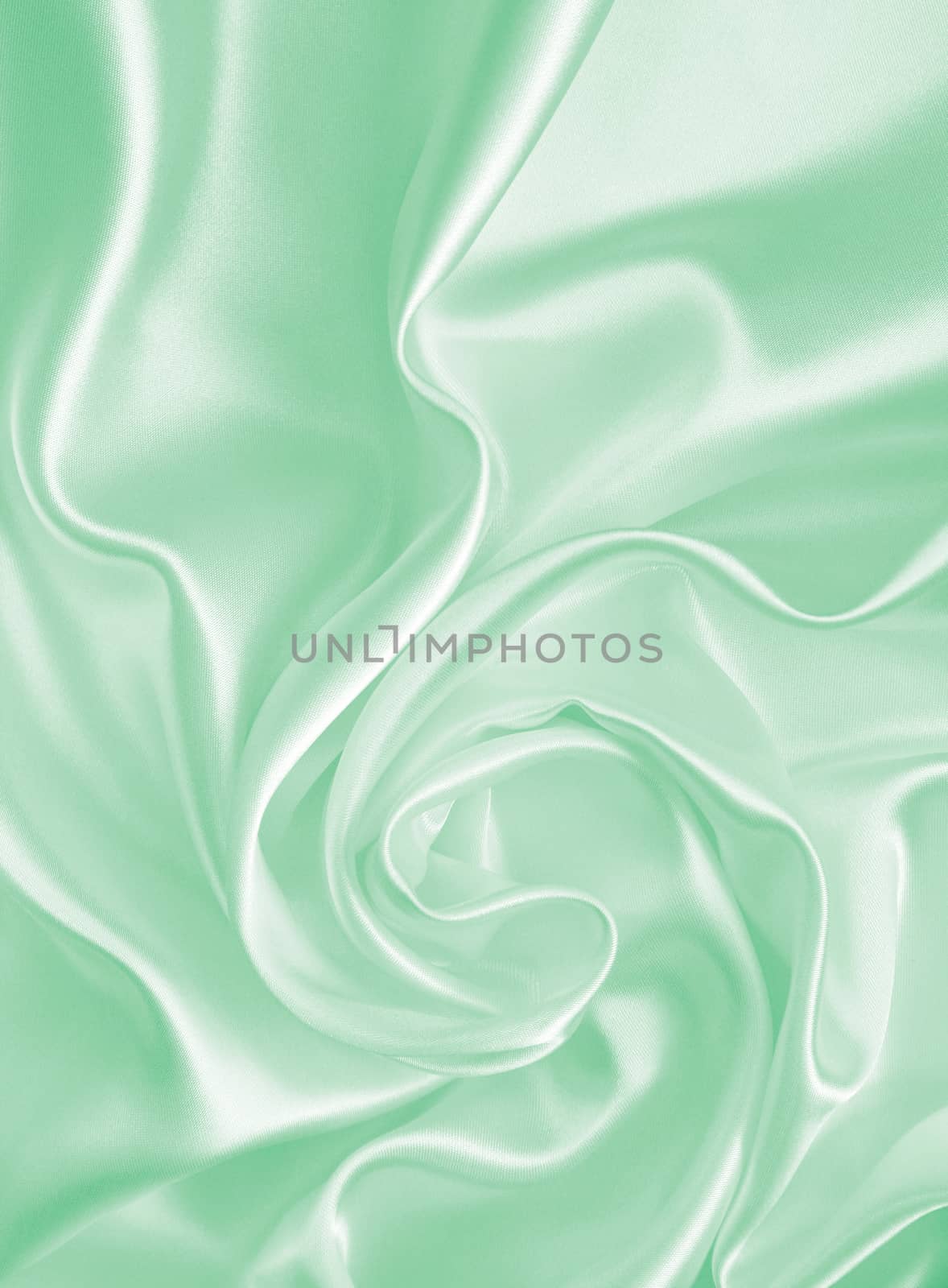 Smooth elegant green silk or satin can use as background 