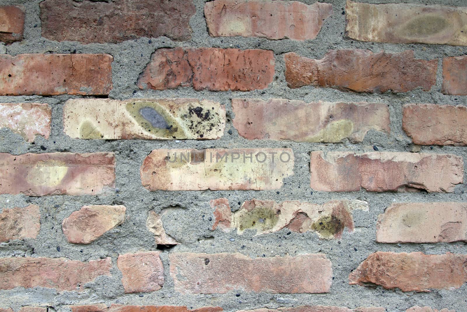 Beautiful brown brick wall great background.