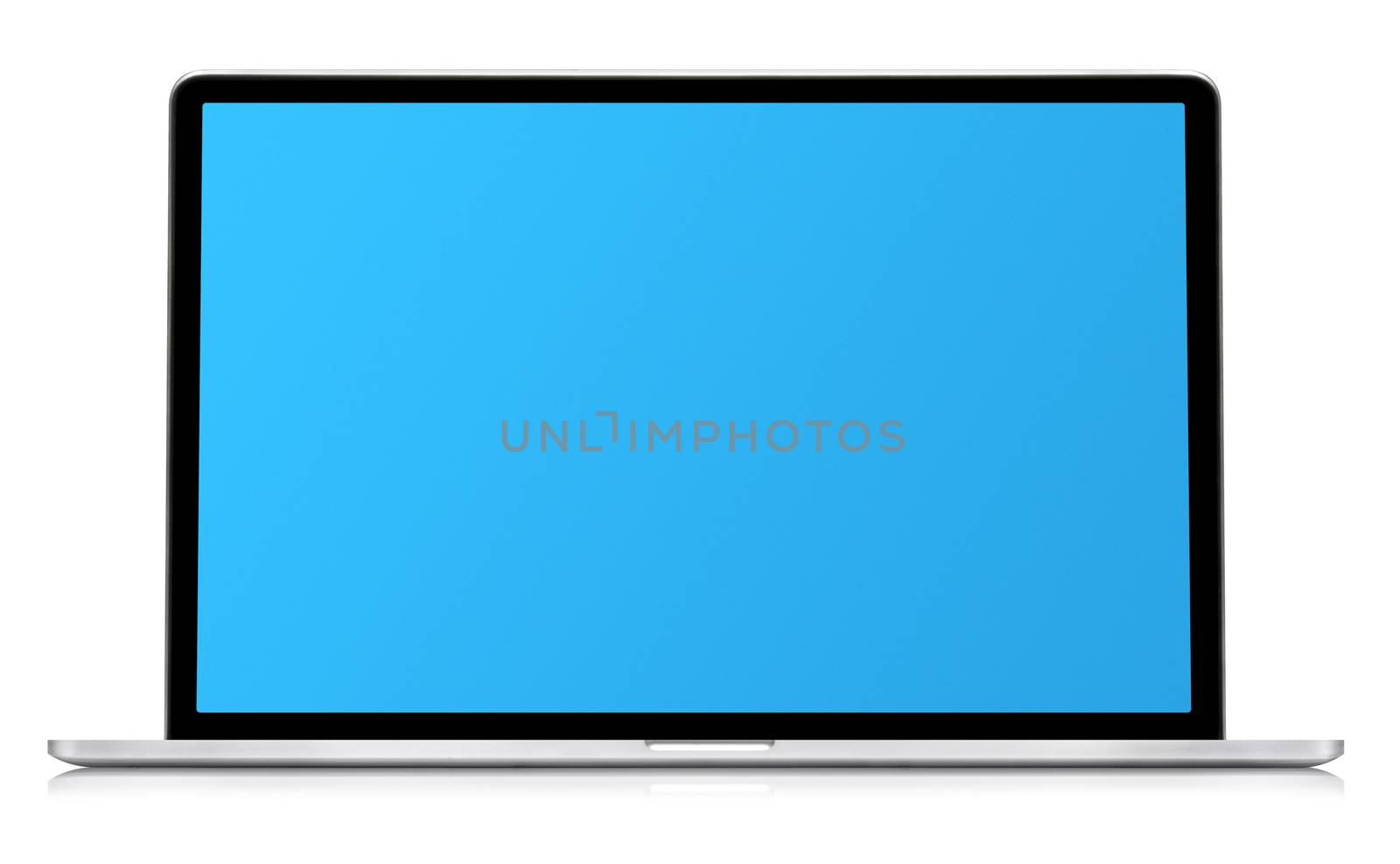 Laptop isolated on white