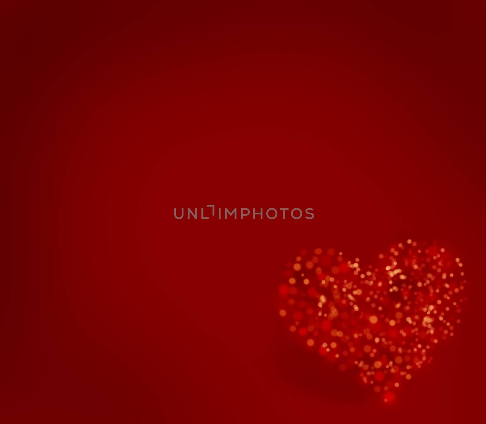 Valentine heart background with copy space