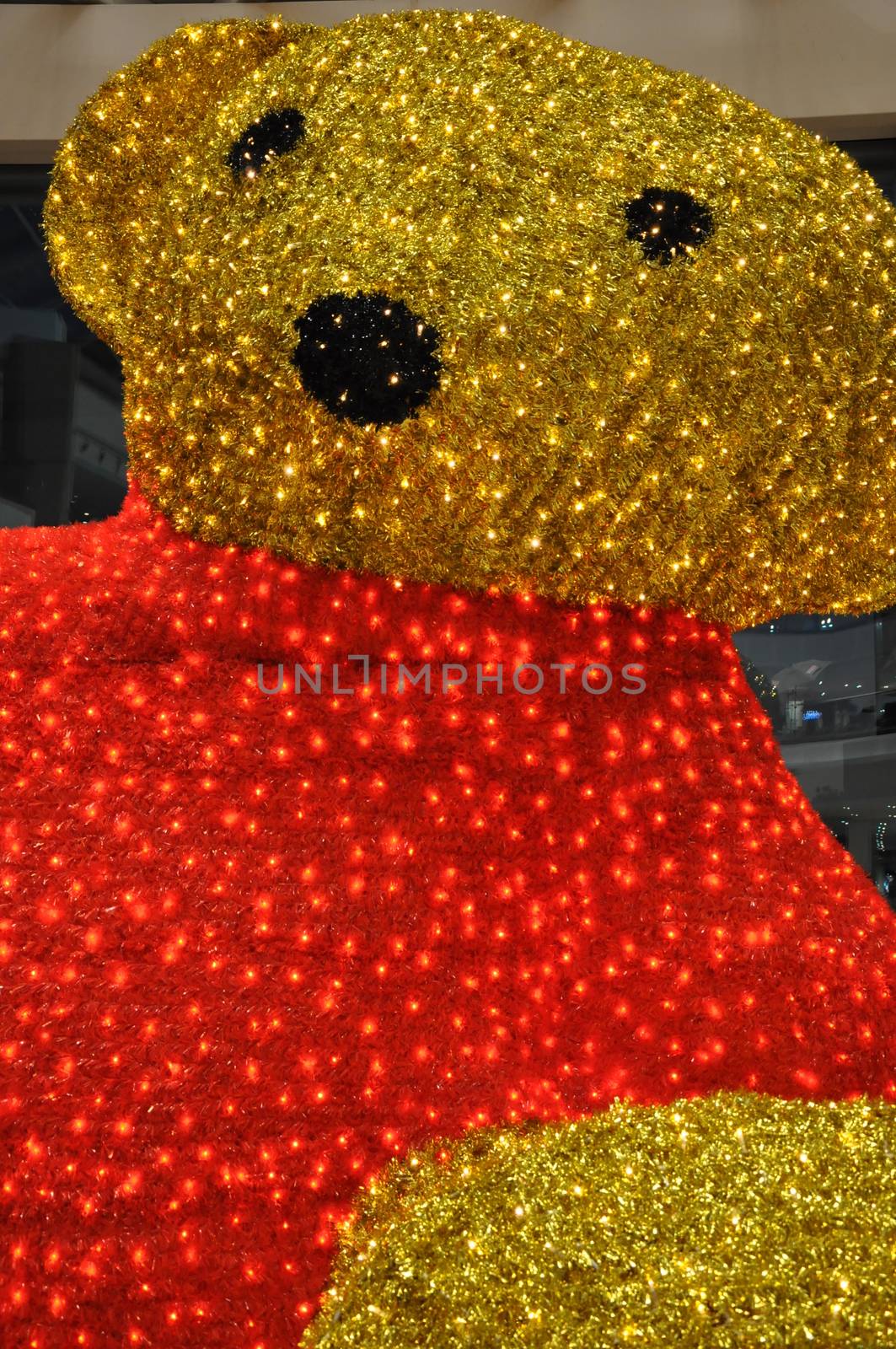 Teddy Bear at Festival Centre Mall in Dubai, UAE, as seen on Feb 8, 2014. Dubai Festival City is the Middle East's largest mixed-use development.
