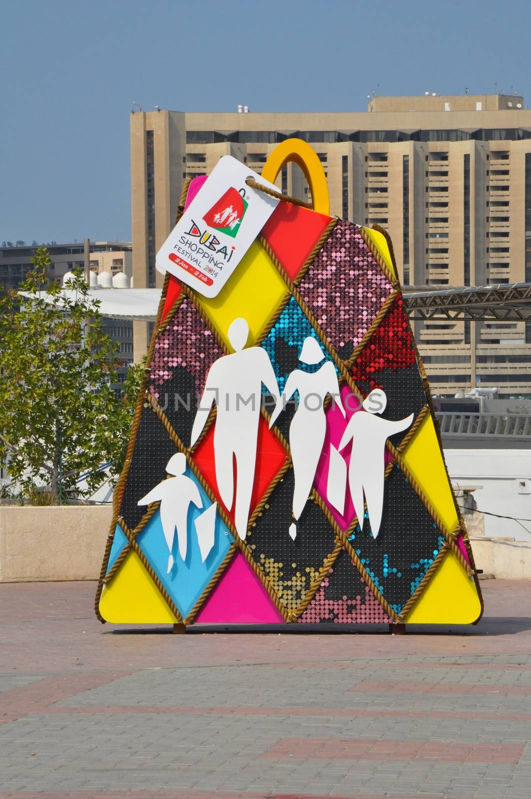 Dubai Shopping Festival (DSF) exhibits at Dubai Creek in Dubai, UAE by sainaniritu
