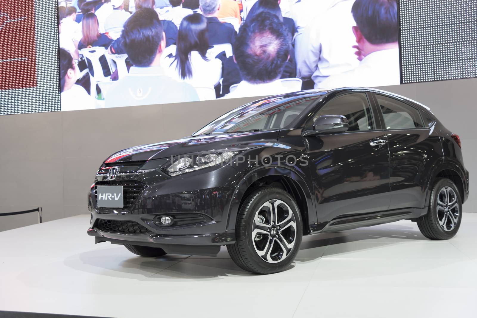 BANGKOK,THAILAND - APRIL 4 : honda hr-v show on April 4,2015 at the 36th Bangkok international motor show in Thailand.