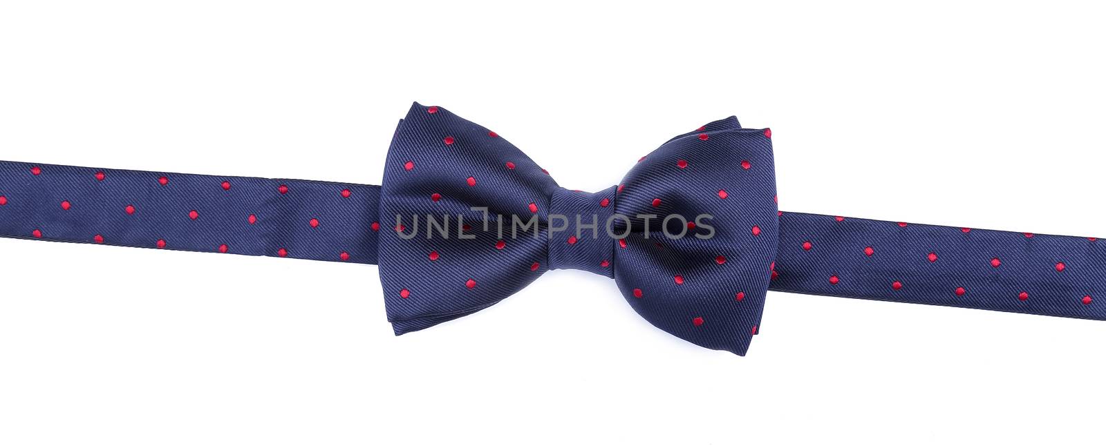 Bow tie on a white background