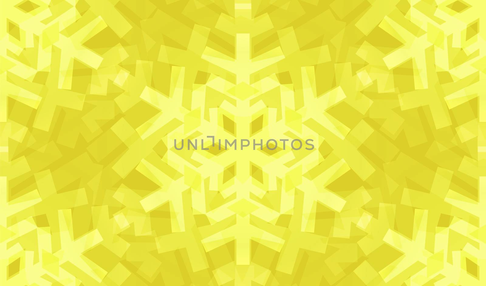 Awesome Shiny Lemon Snowflakes Seamless Pattern for Winter or Christmas Desing.