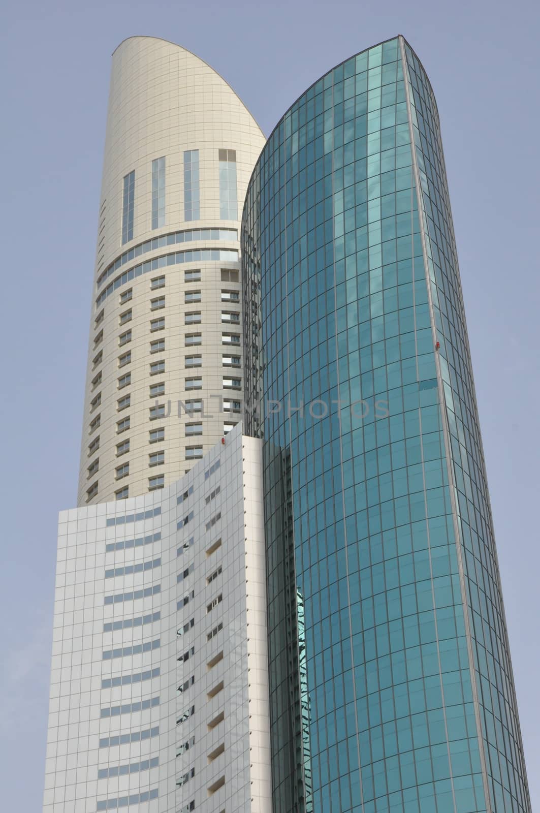 Ascott Park Place in Dubai, UAE. The tower is one of the tallest buildings in Dubai.