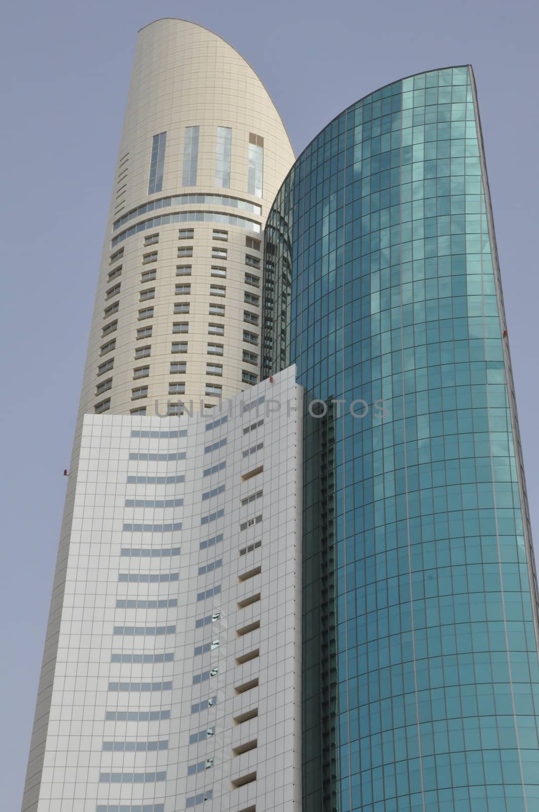 Ascott Park Place in Dubai, UAE. The tower is one of the tallest buildings in Dubai.