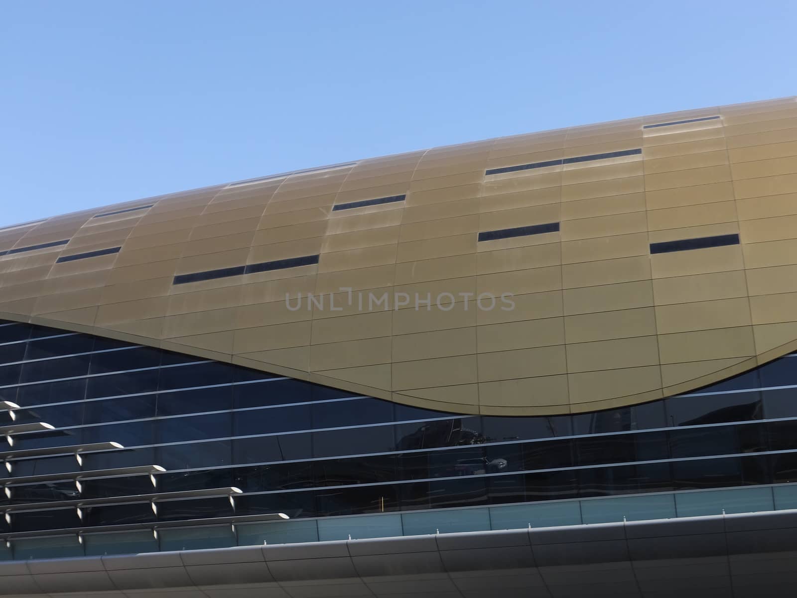 Dubai Metro Terminal in UAE. Dubai Metro is a driverless network. Guinness World Records declared it the worlds longest fully automated metro network.