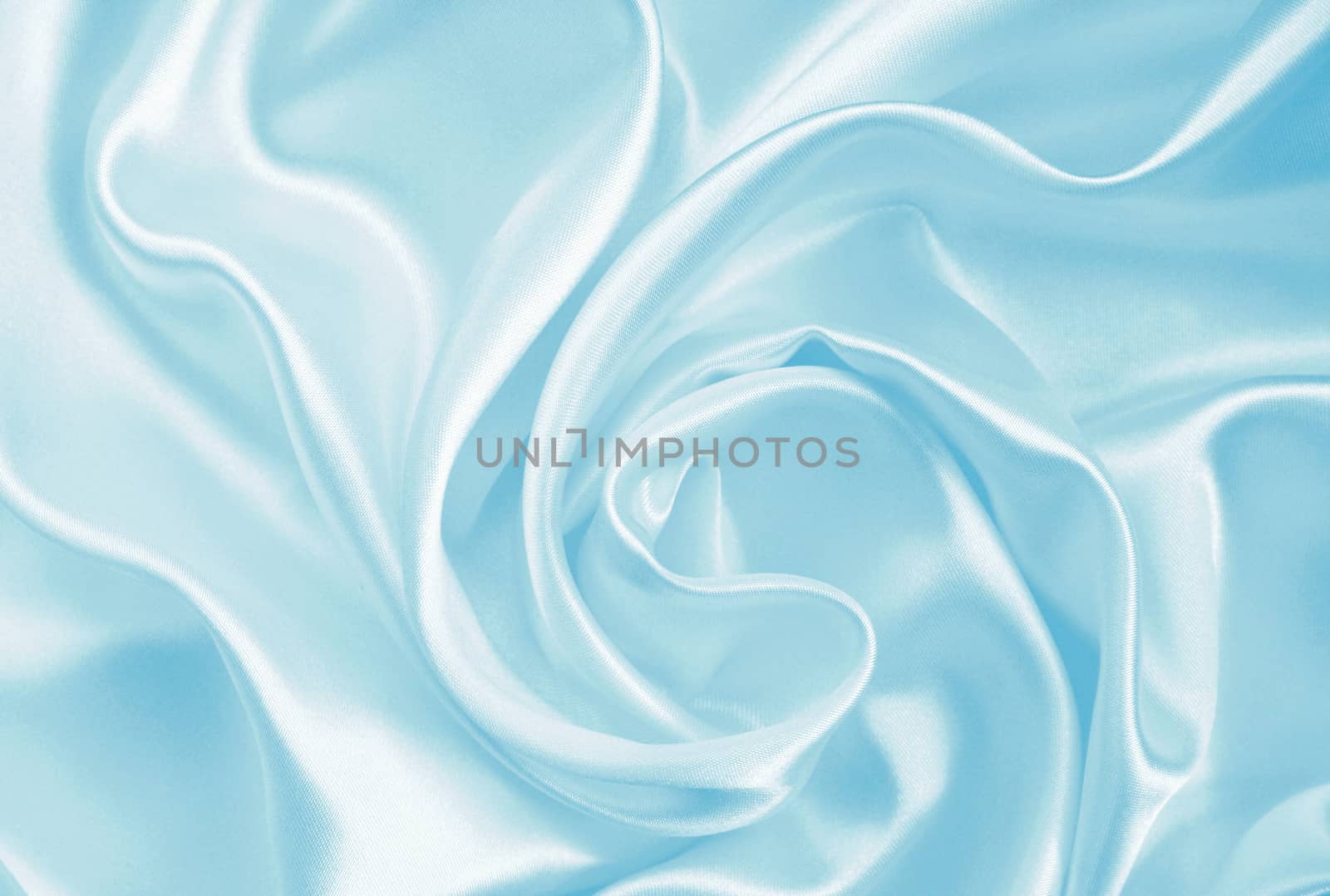 Smooth elegant blue silk or satin can use as background