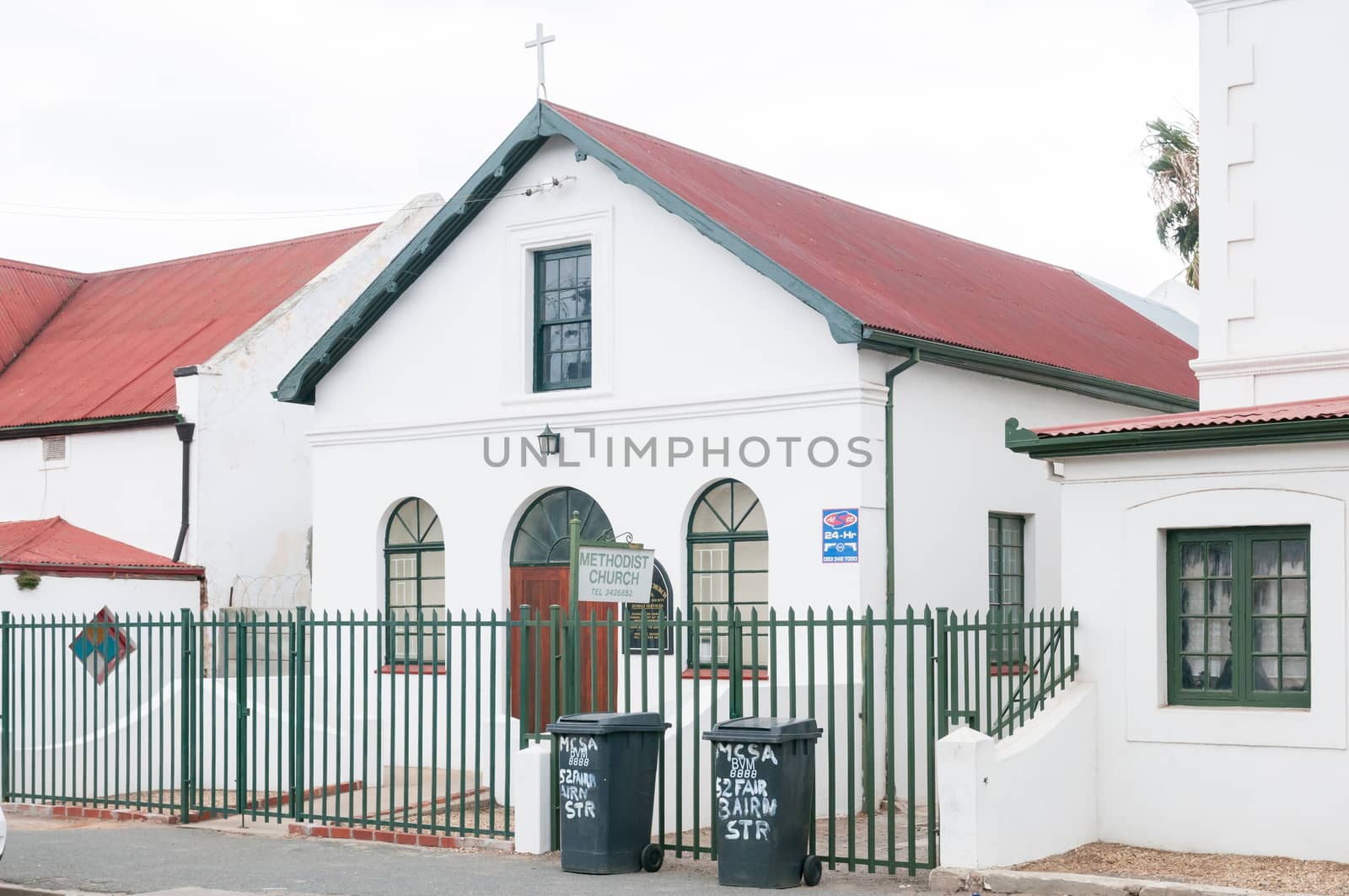 WORCESTER, SOUTH AFRICA - DECEMBER 2, 2014: Methodist Church in Worcester in the Western Cape Province of South Africa