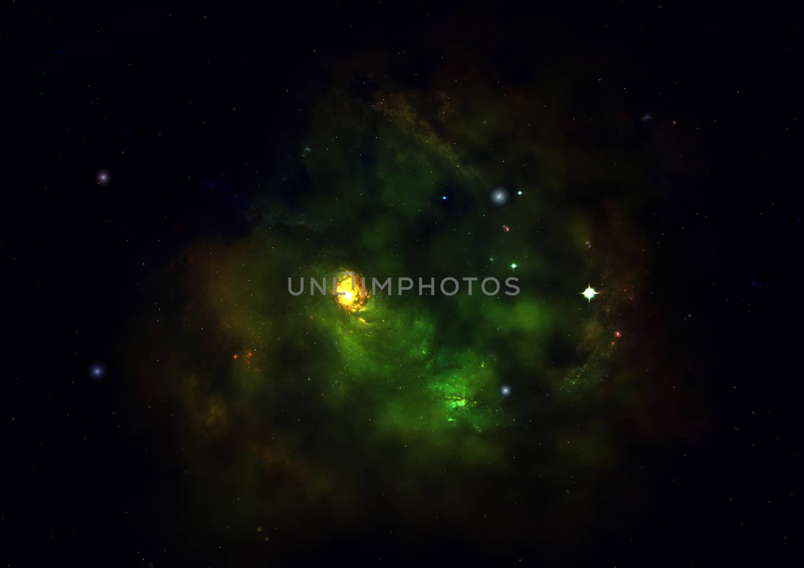 Star field in space a nebulae and a gas congestion. "Elements of this image furnished by NASA".