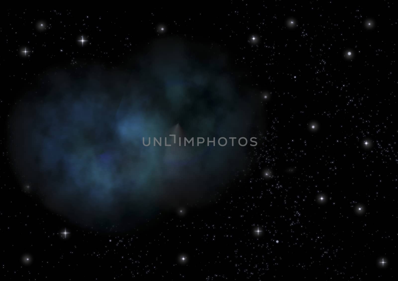 Star field in space a nebulae and a gas congestion. "Elements of this image furnished by NASA".