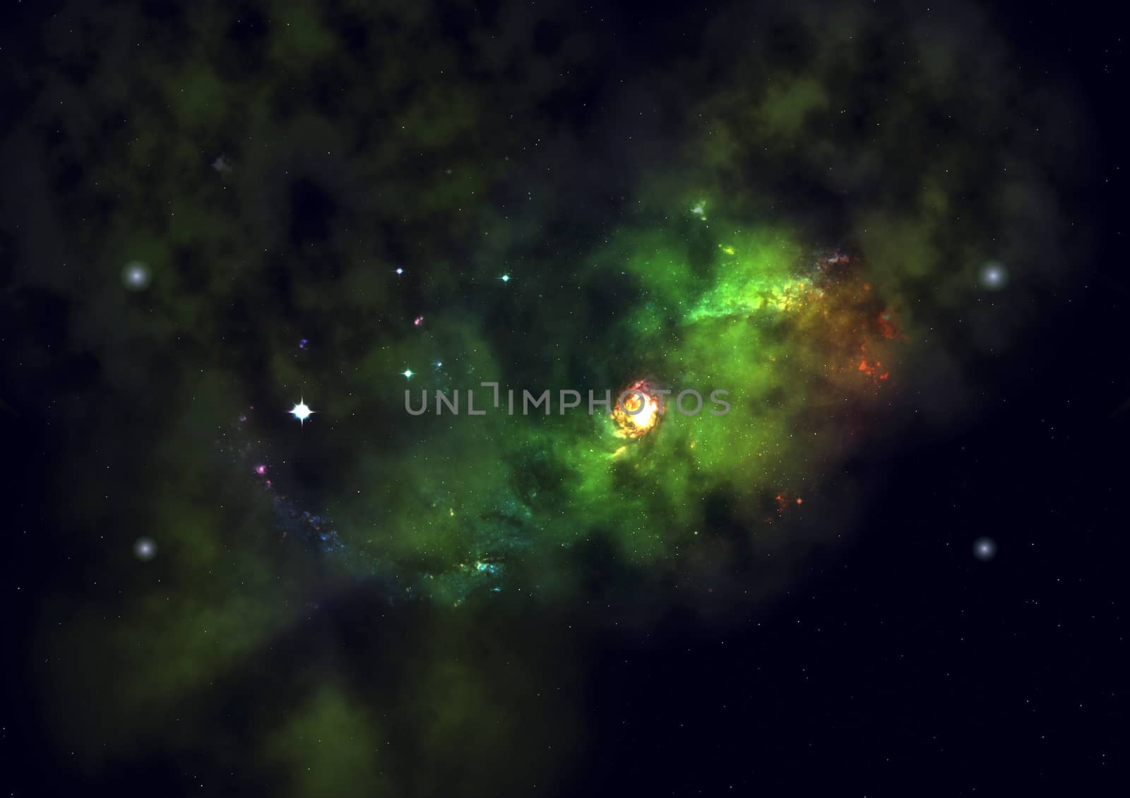 Small part of an infinite star field of space in the Universe. "Elements of this image furnished by NASA".