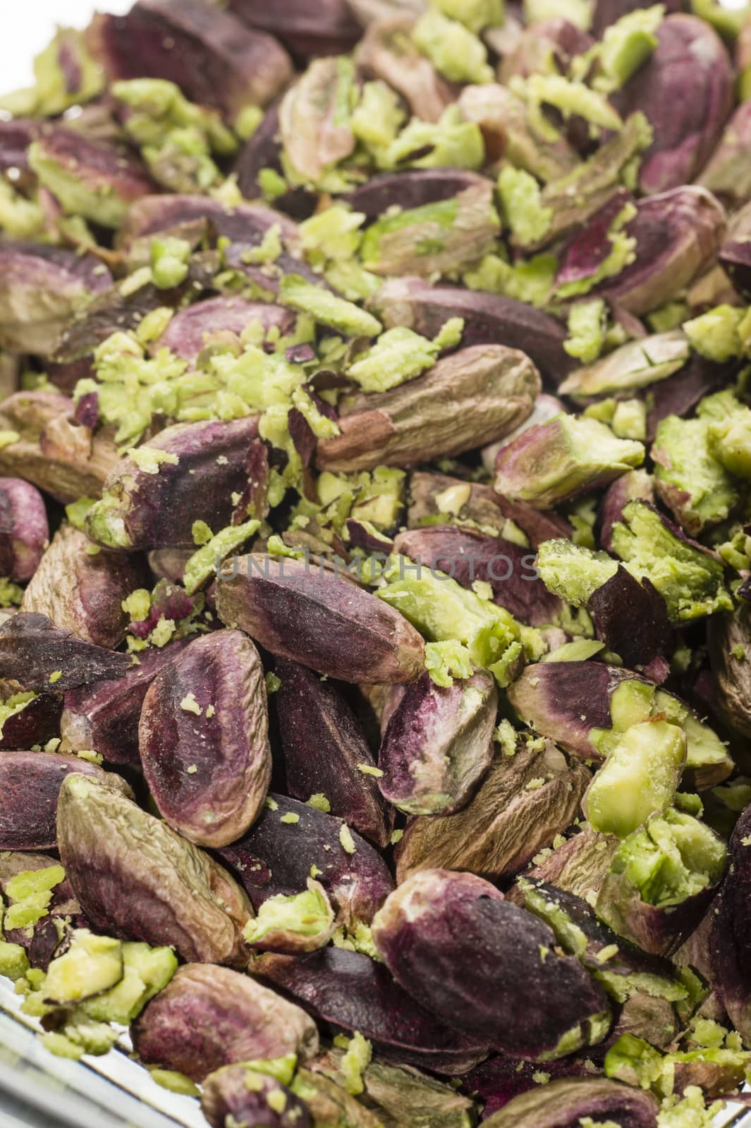 Ingredients for preparation of artigianal chocolate bar with dried fruits
