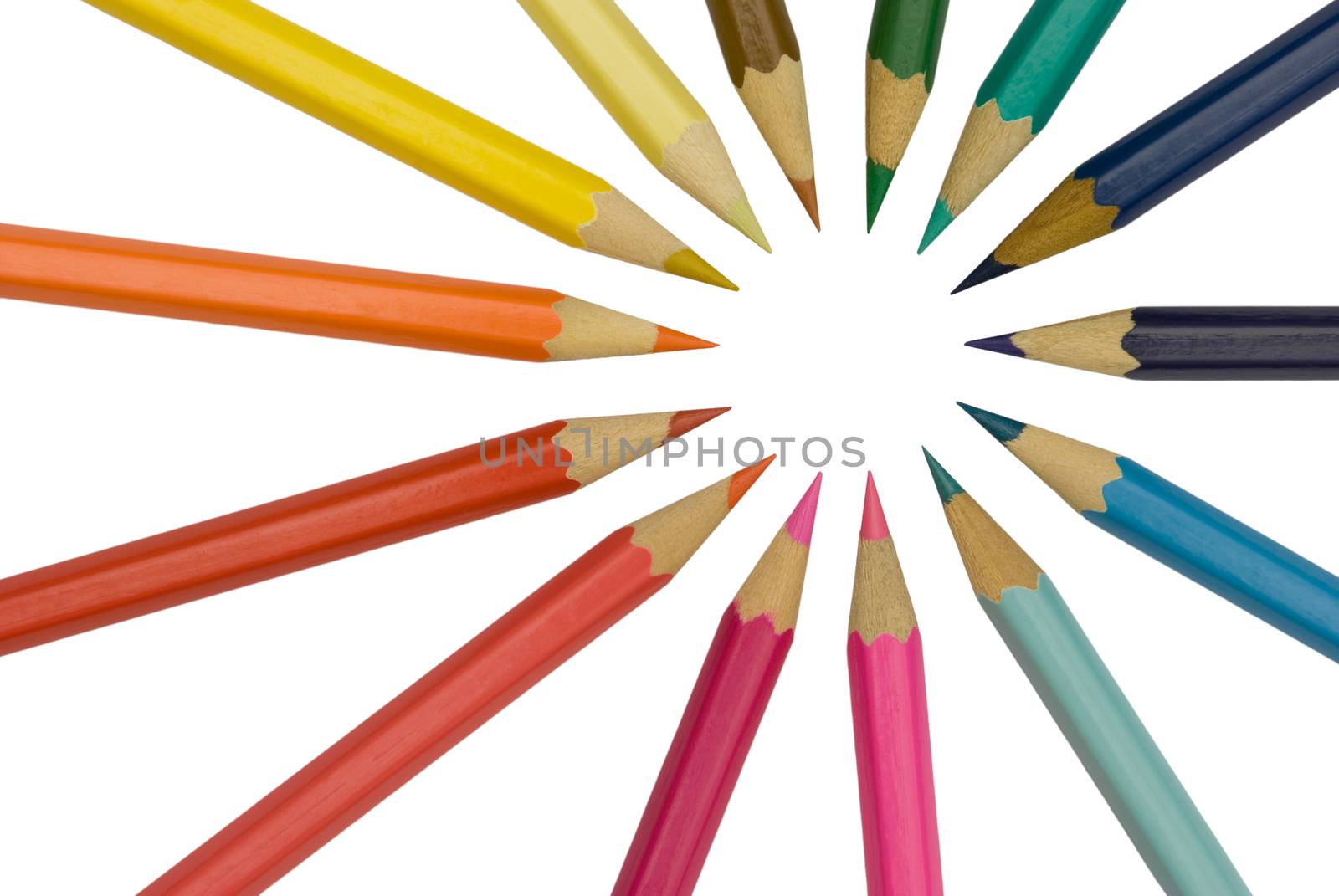 Pencils, color spectrum.