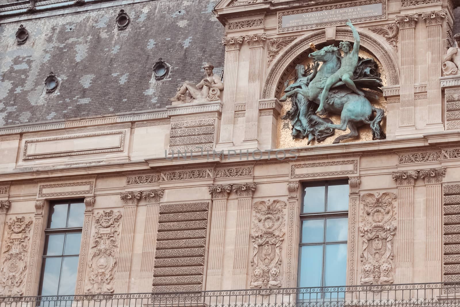 France, Paris - June 17, 2011: Louvre Museum by sarymsakov