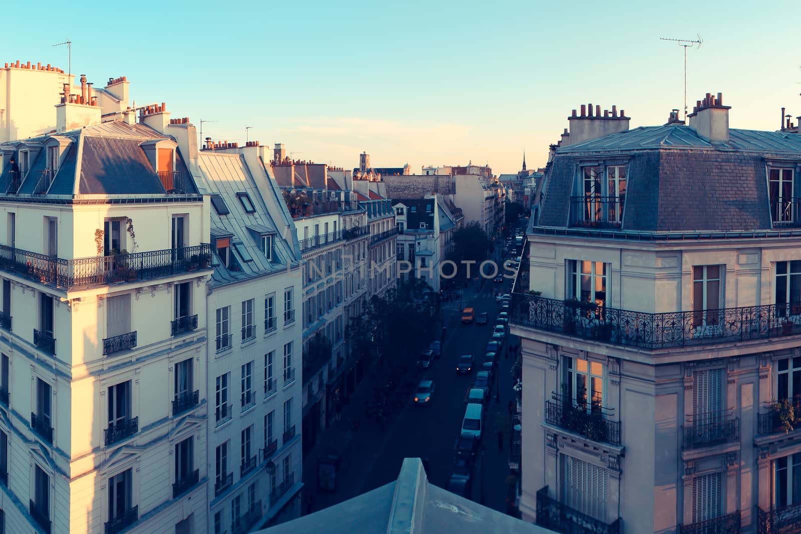 Paris. View of the city roofs. by sarymsakov