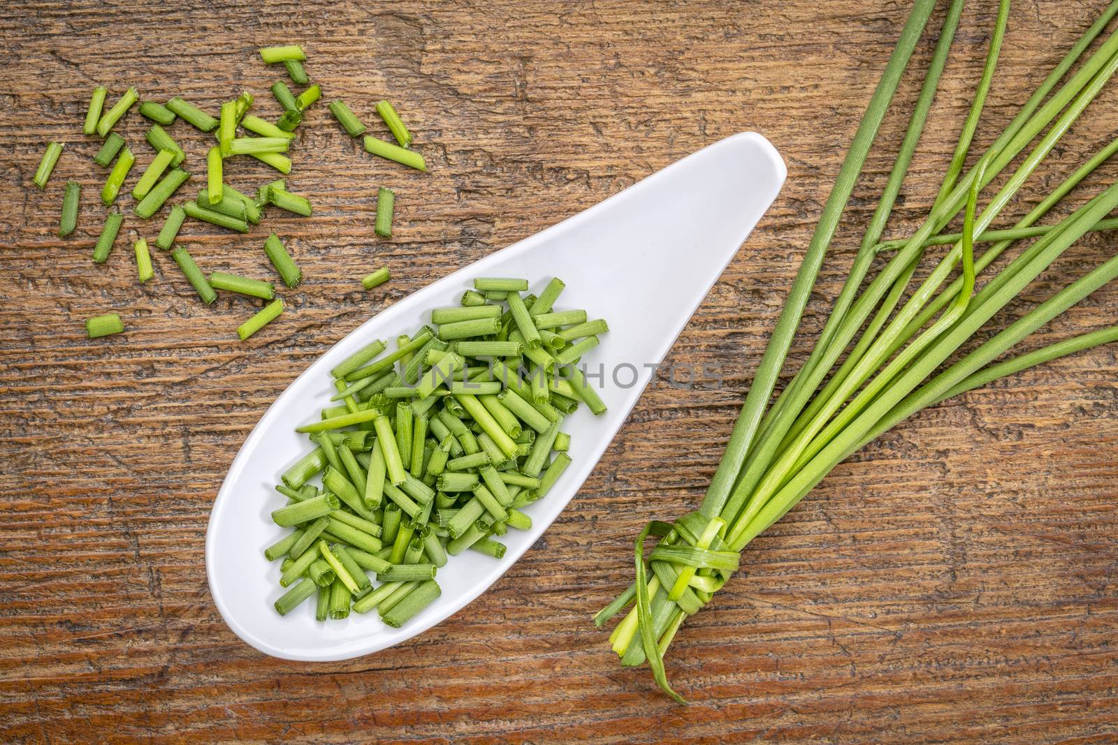 fresh green chives by PixelsAway