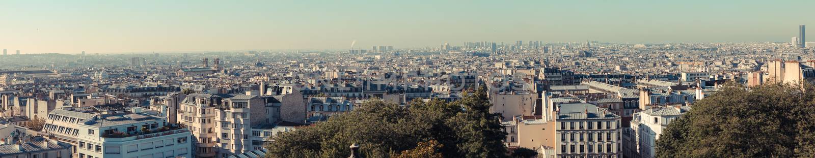 View of Paris from above by sarymsakov