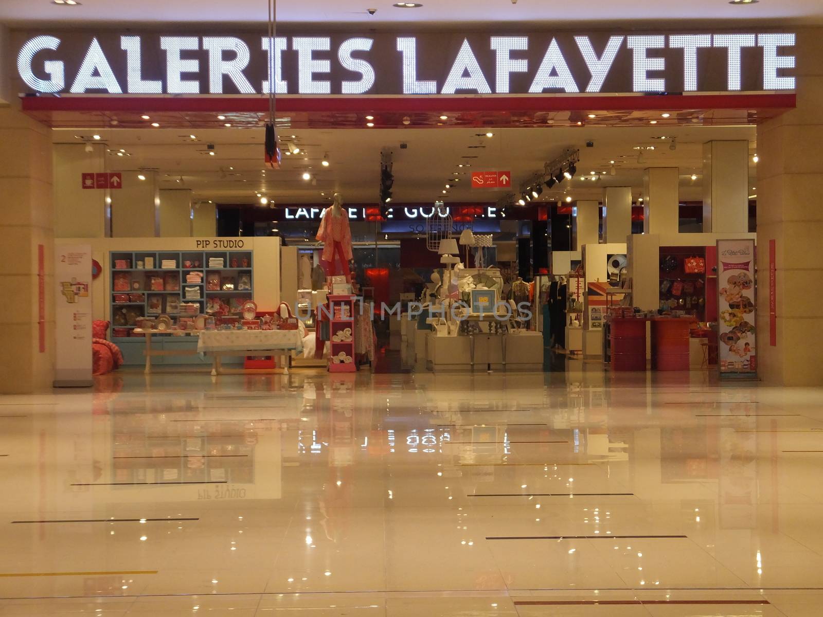 Galeries Lafayette at Dubai Mall in Dubai, UAE by sainaniritu