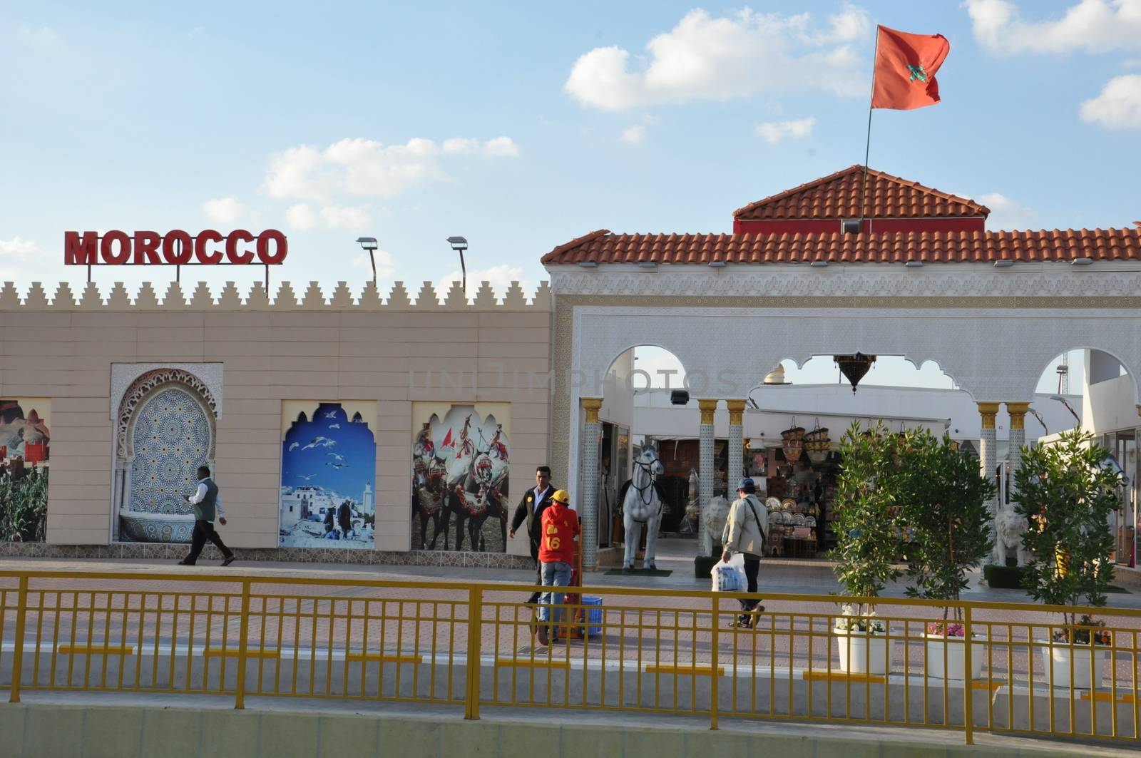 Morocco pavilion at Global Village in Dubai, UAE by sainaniritu