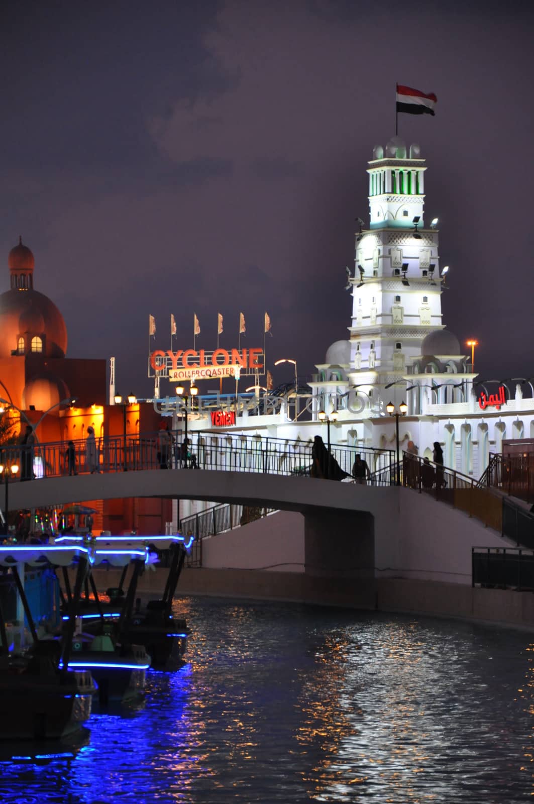 Yemen pavilion at Global Village in Dubai, UAE. It is claimed to be the world's largest tourism, leisure and entertainment project.