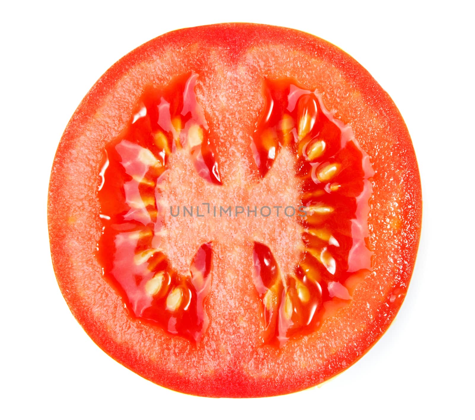 Slice of tomato by Valengilda