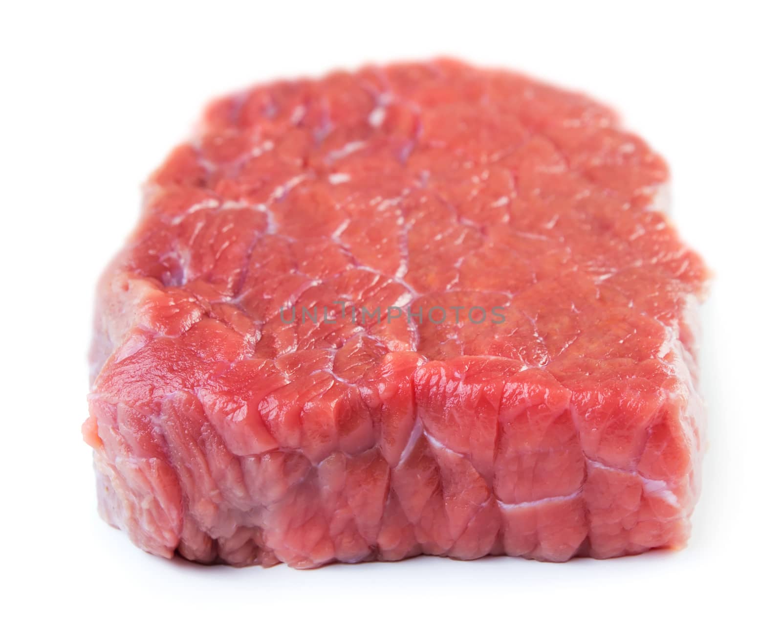 Fillet of beef isolated on white background