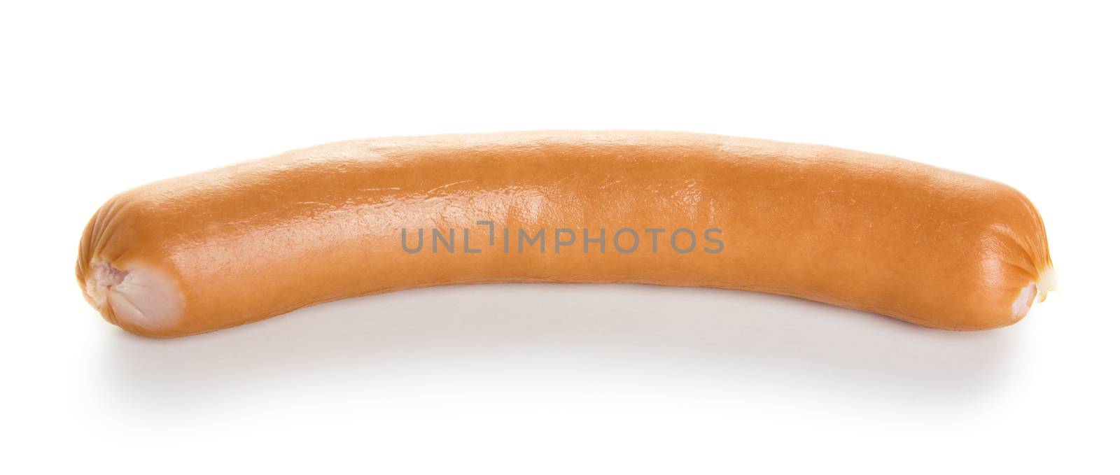 Sausage isolated on white background