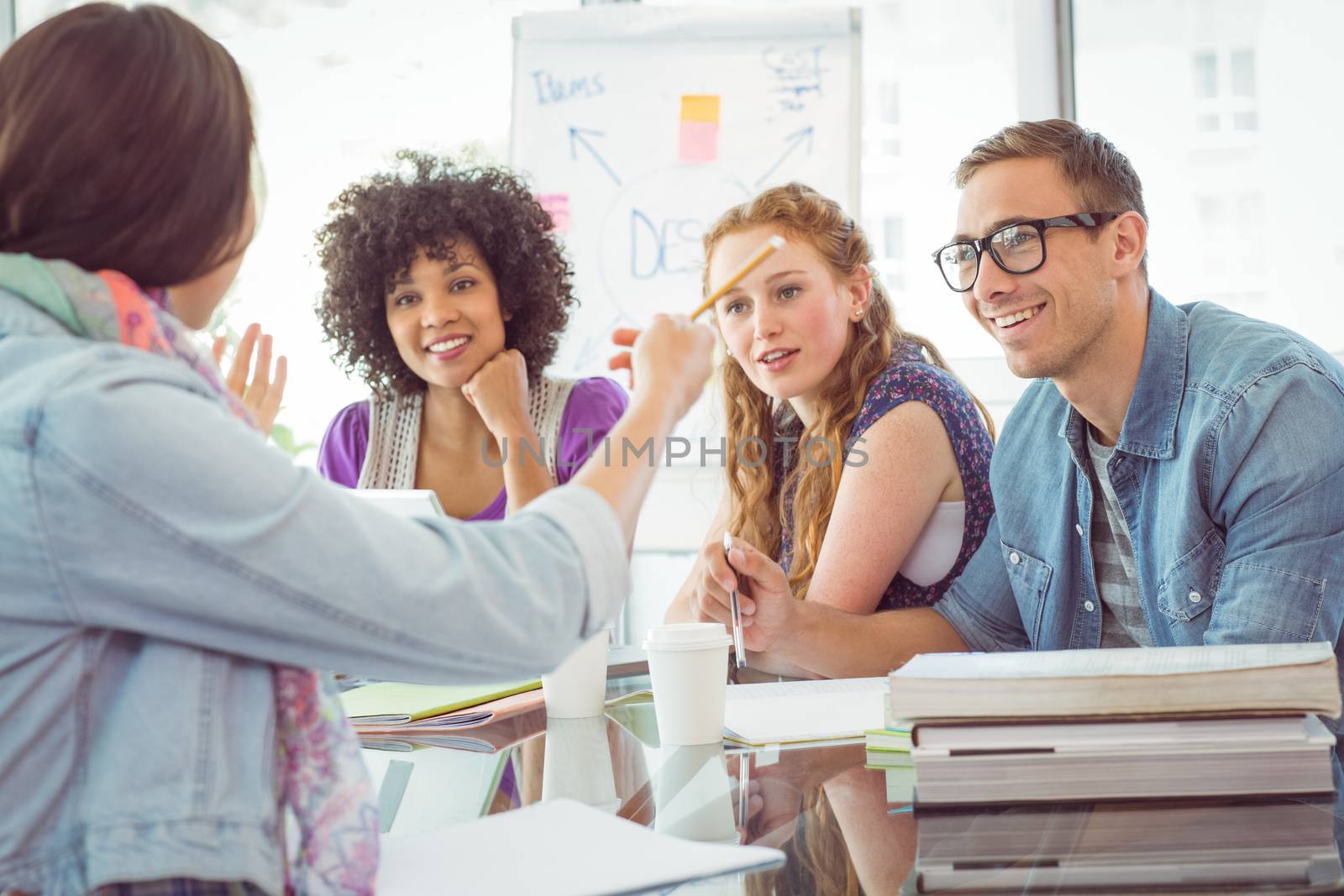 Fashion students working as a team  by Wavebreakmedia