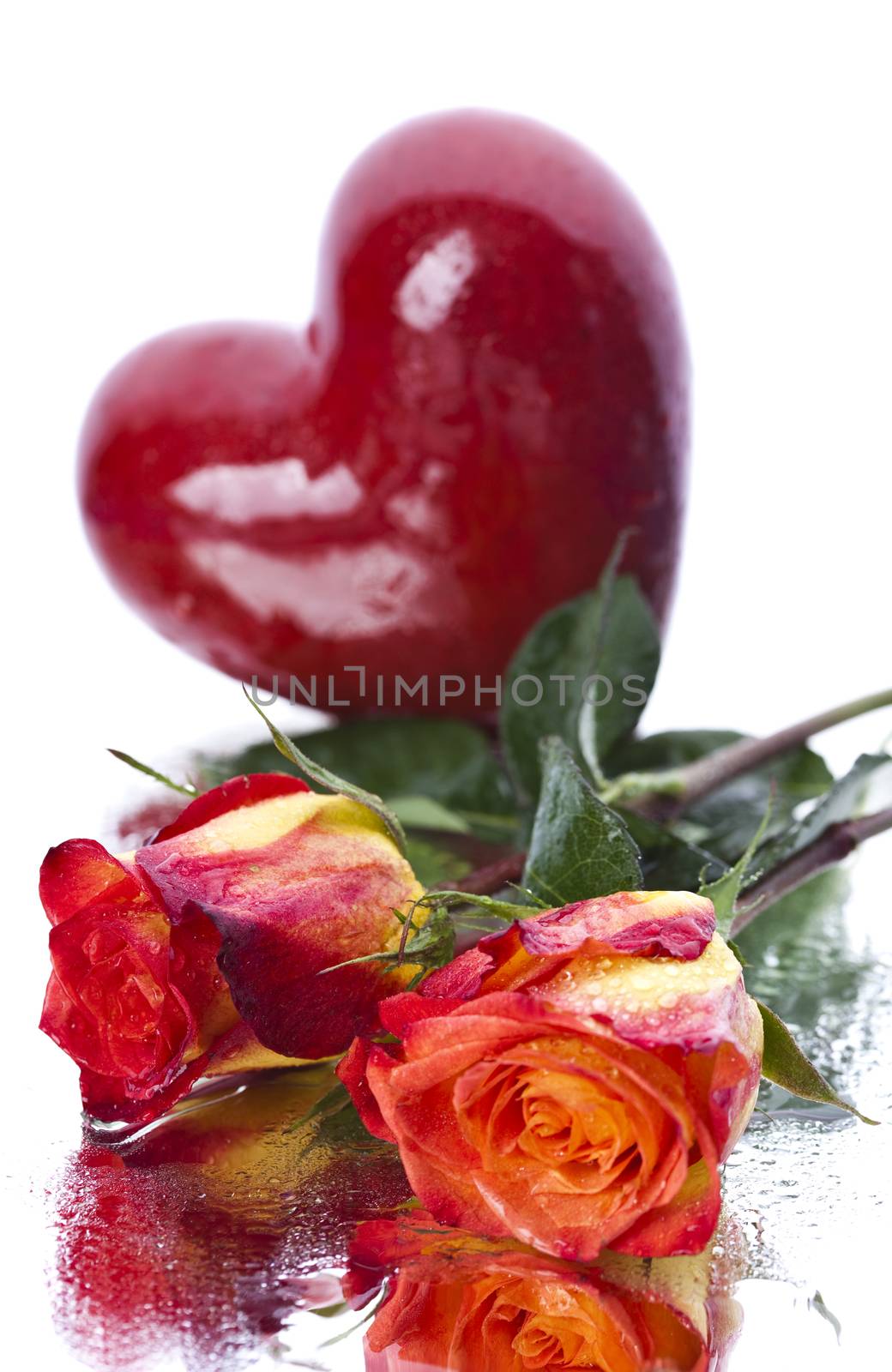 Valentine's day and heart, romantic bright tone theme by JanPietruszka