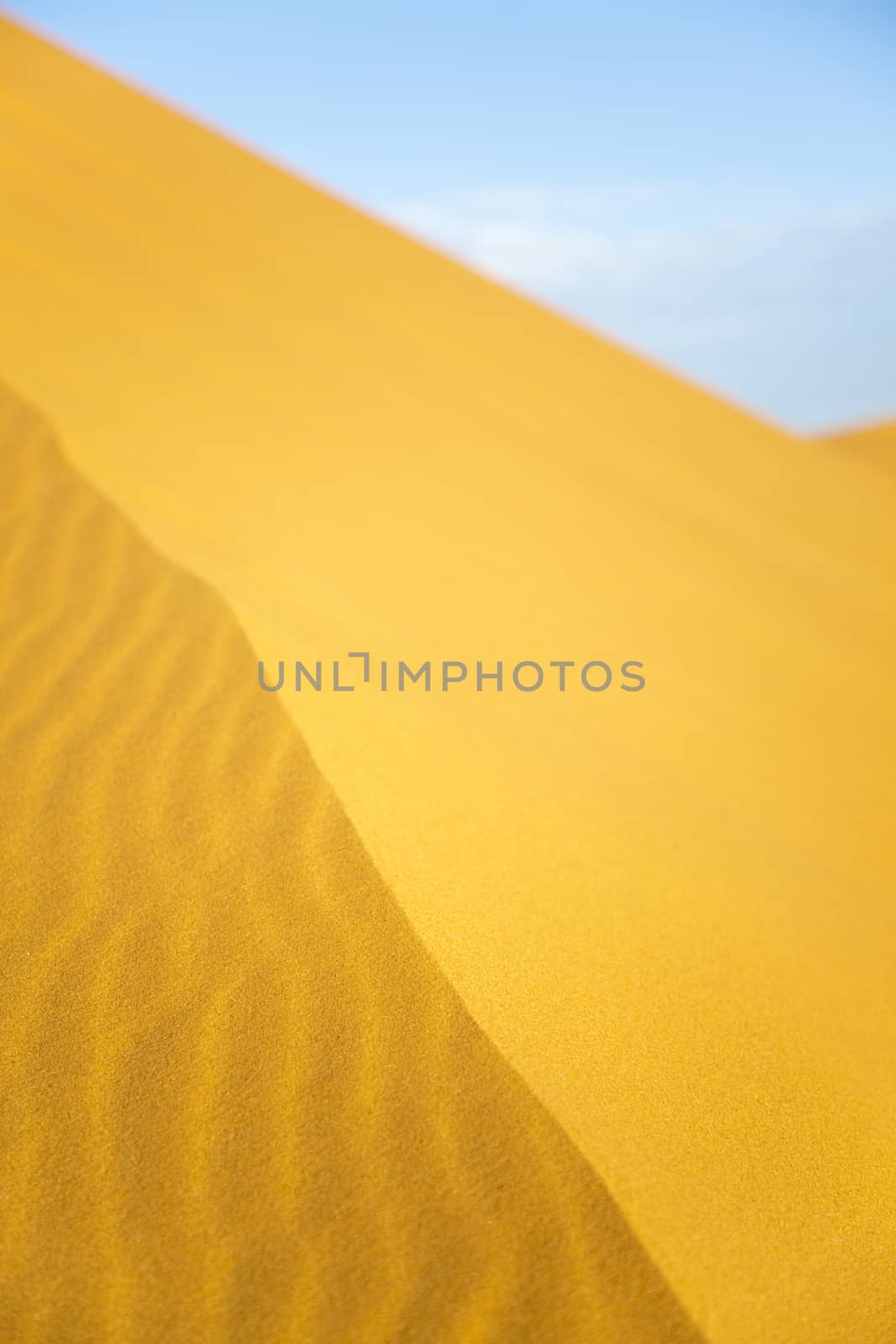 Desert dunes in Morocco, colorful vibrant travel theme by JanPietruszka