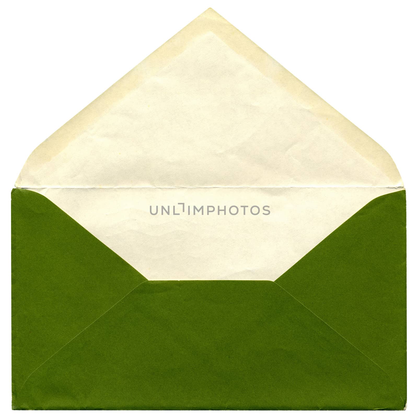 Green envelope isolated by claudiodivizia