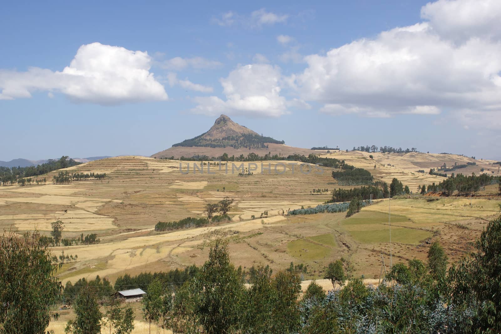 Landscape close to Gondar, Ethiopia, Africa