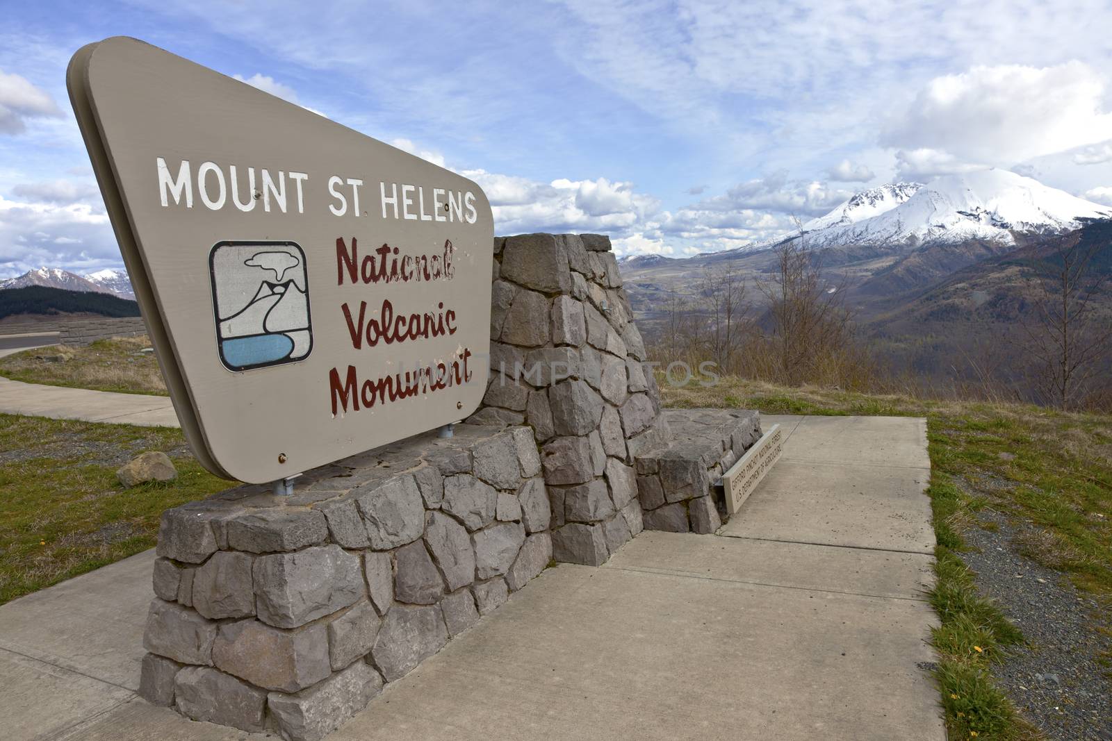 Sign post at Mt. St. Helen's state park. by Rigucci