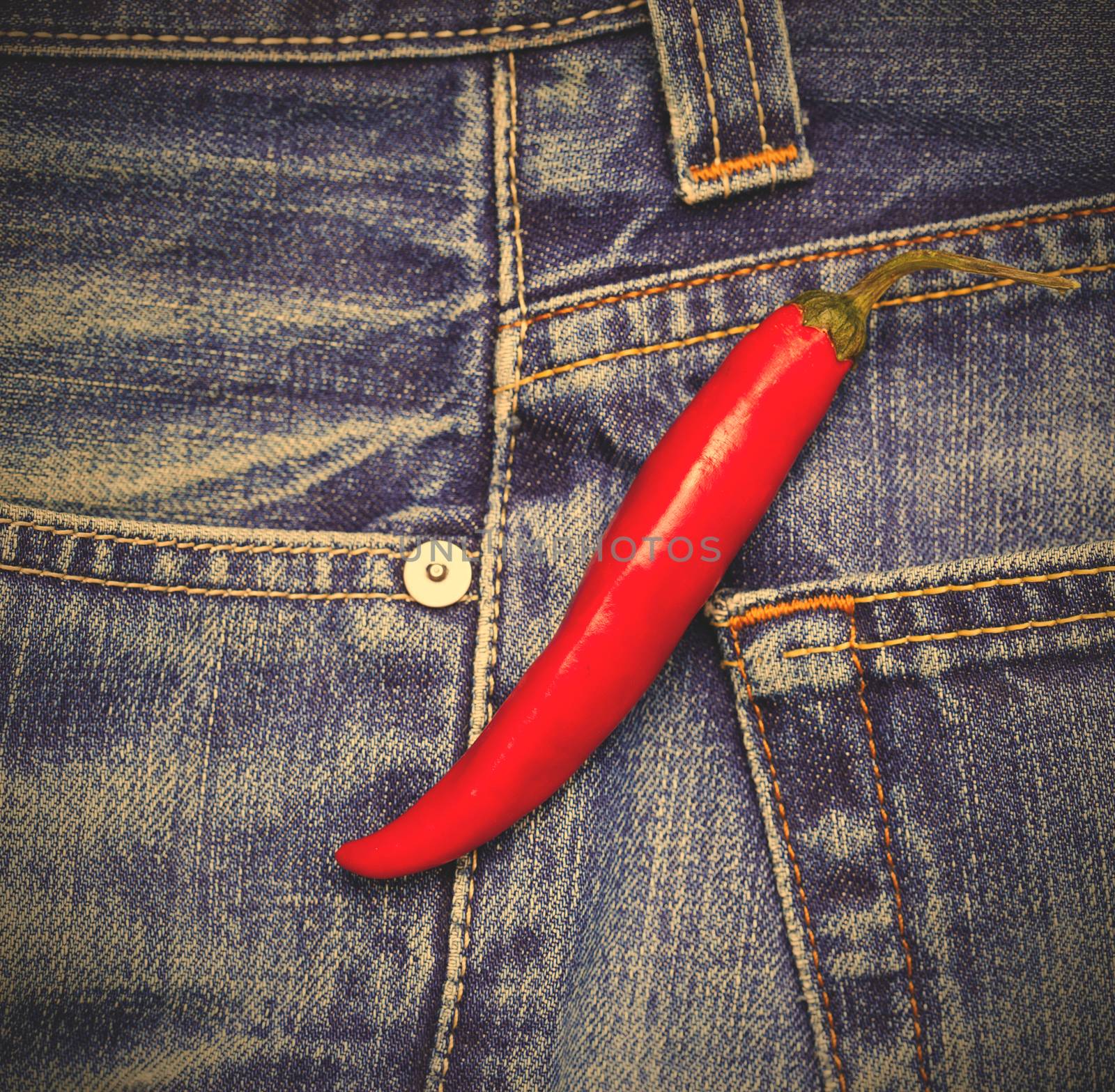 hot chili peppers in a jeans by Astroid