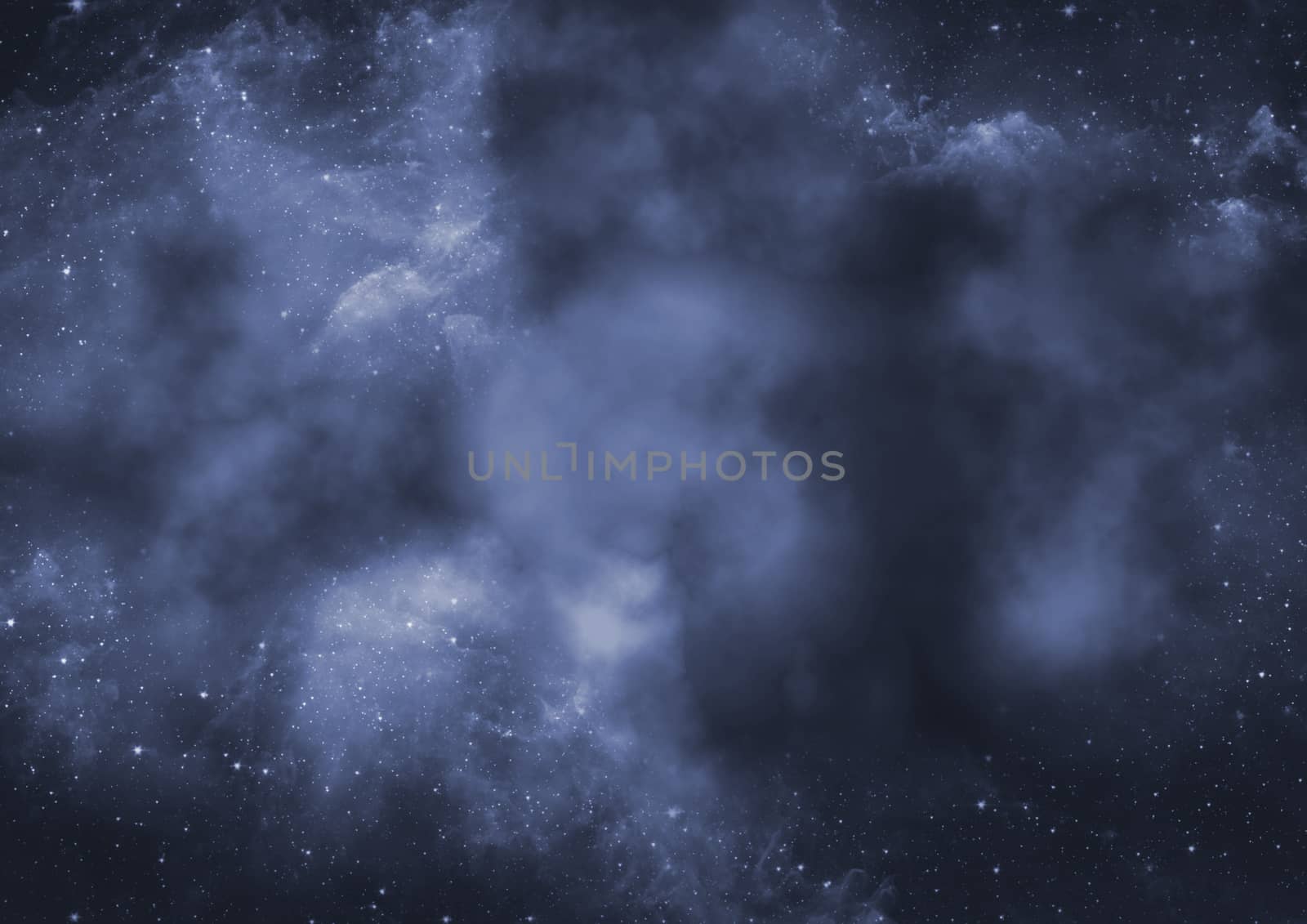 Far being shone nebula and star field against space. "Elements of this image furnished by NASA".
