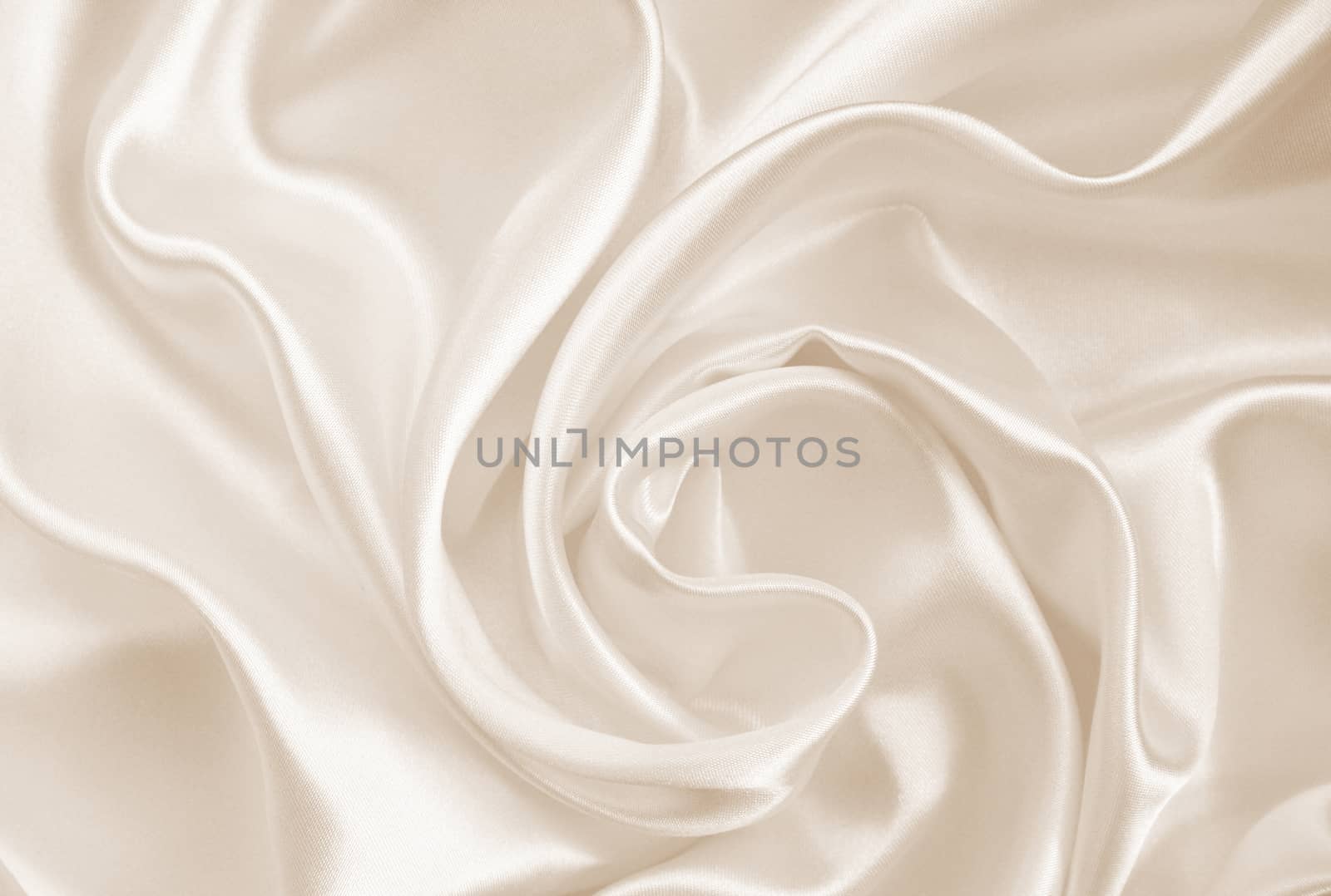 Smooth elegant golden silk or satin can use as wedding background. In Sepia toned. Retro style