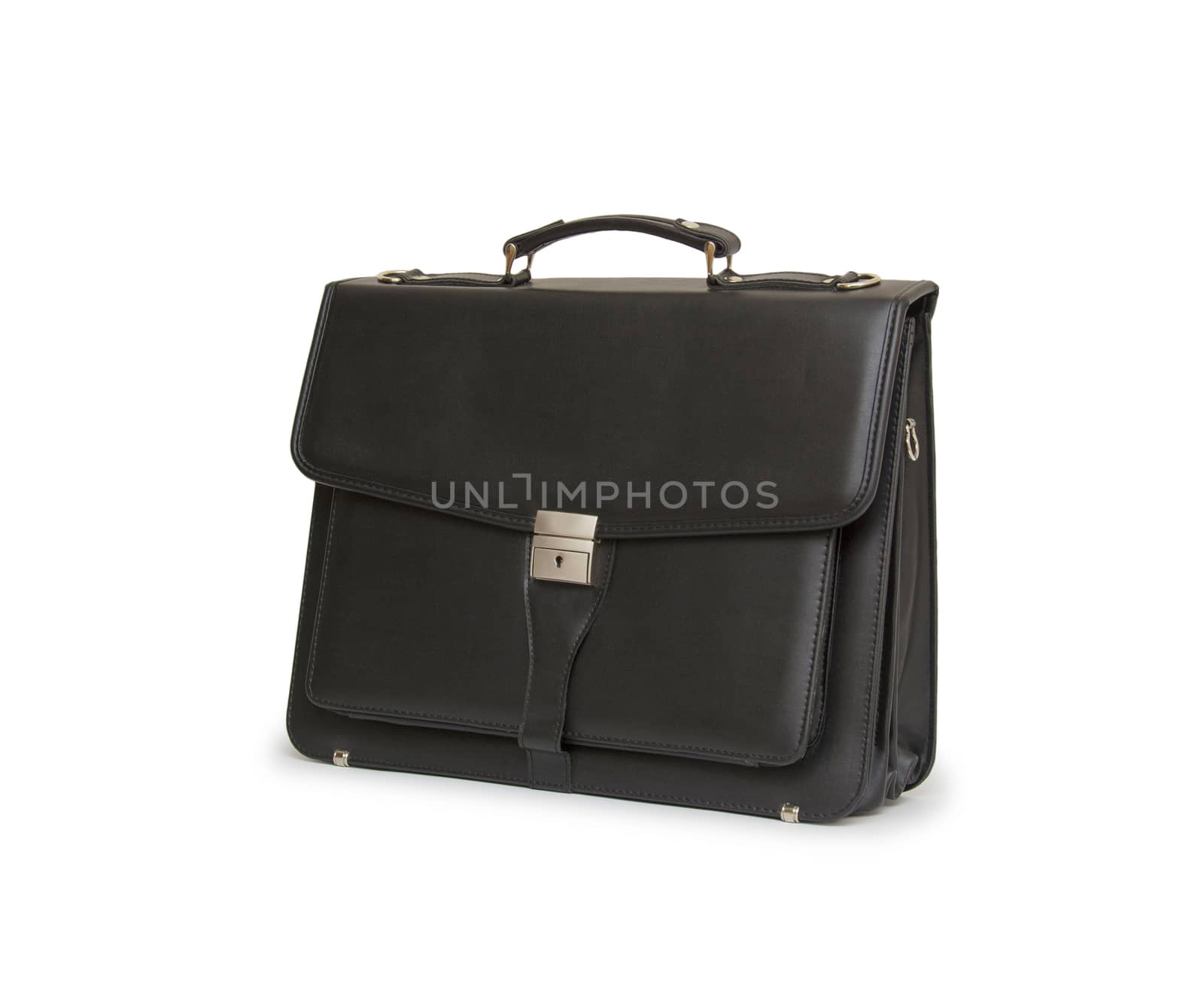 Business leather briefcase isolated by cocoo