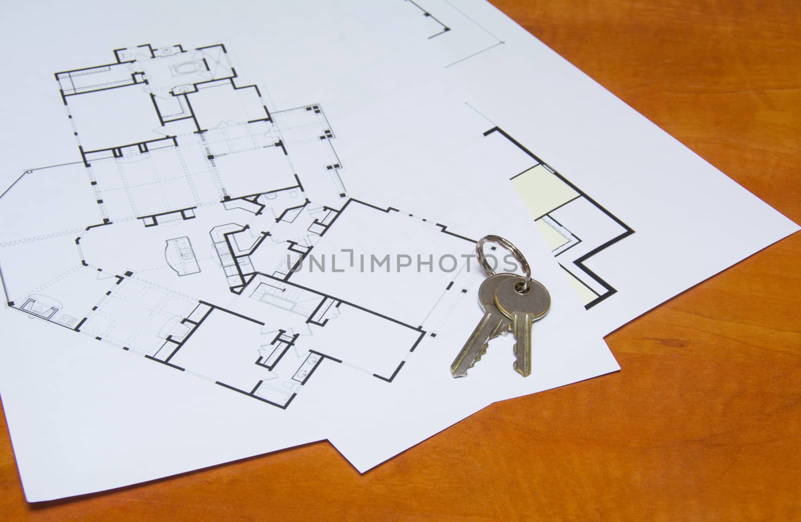 Key on house plan