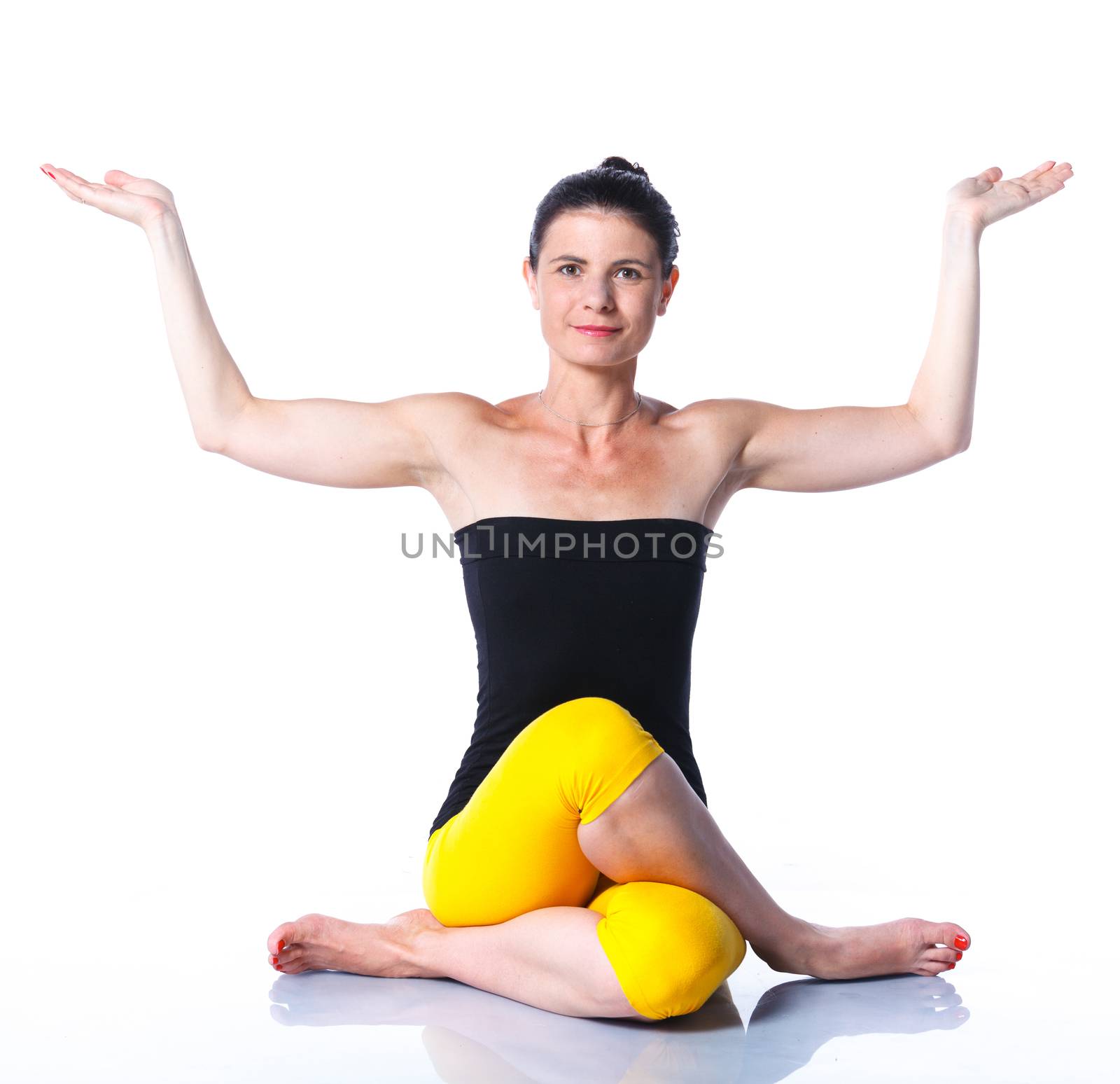 Yoga woman by maxoliki
