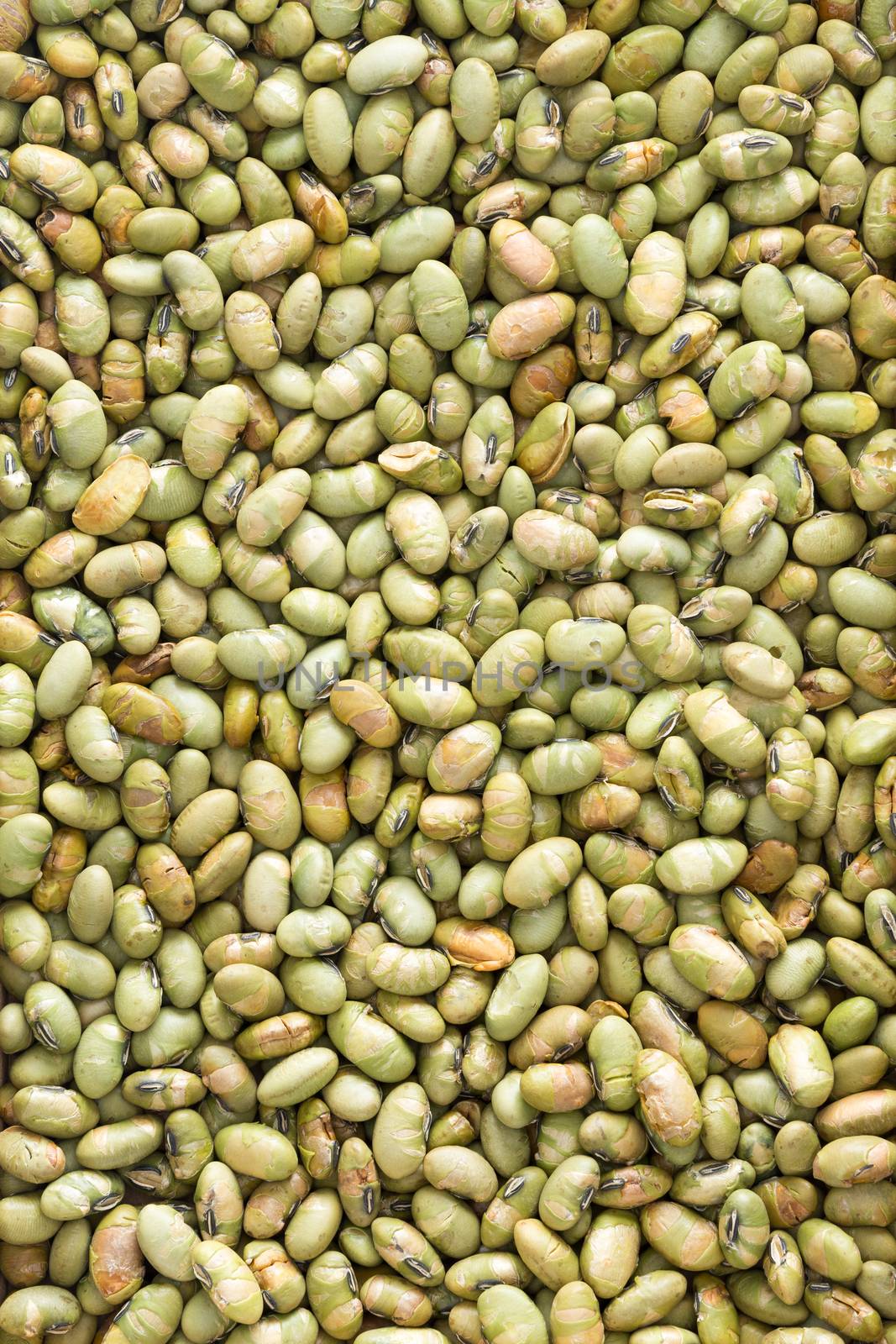 Plenty Dried Organic Edamame Bean Seeds for Wallpaper Background Design, Captured in Close up.