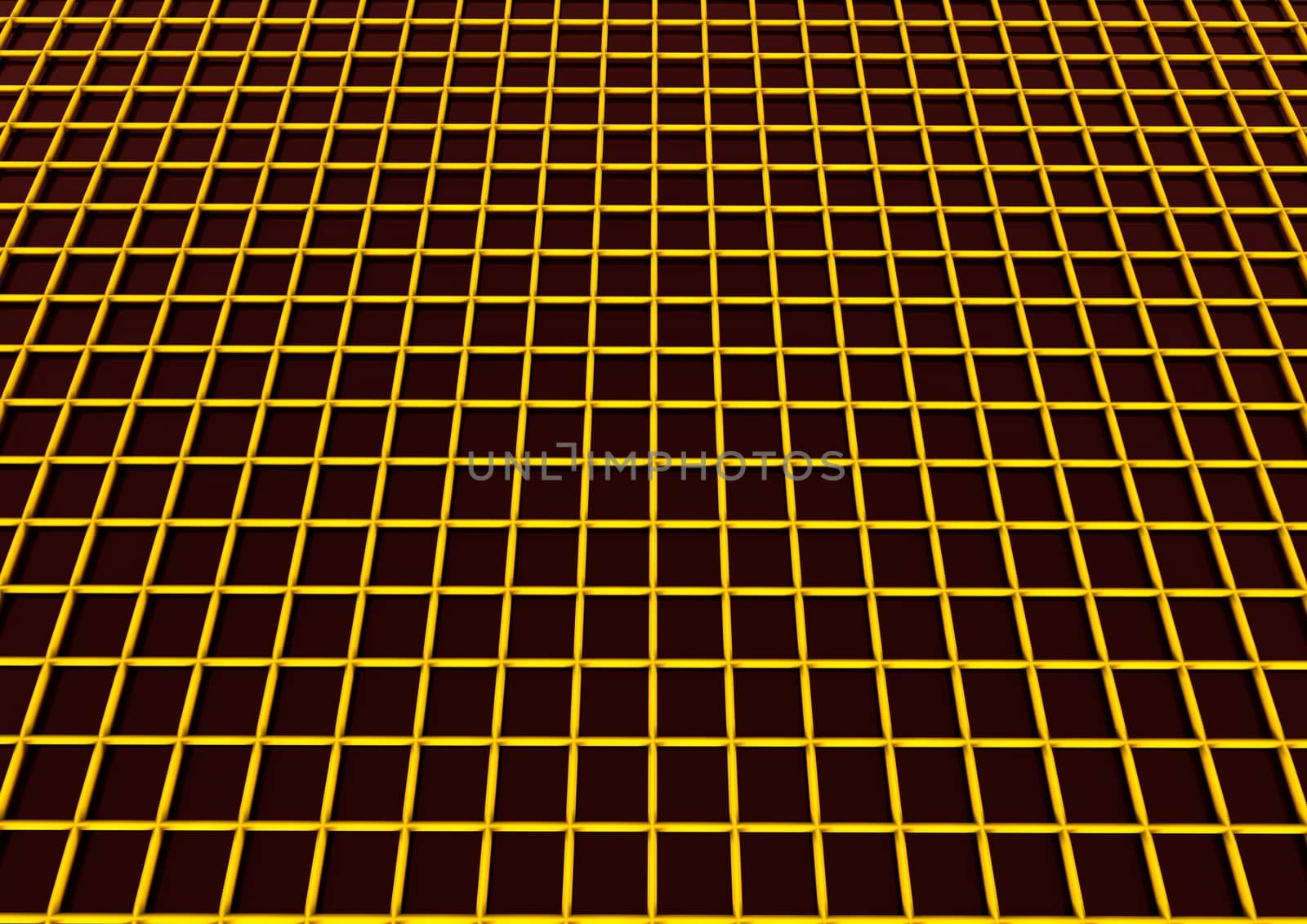 Abstract technology background with wired rectangle cells