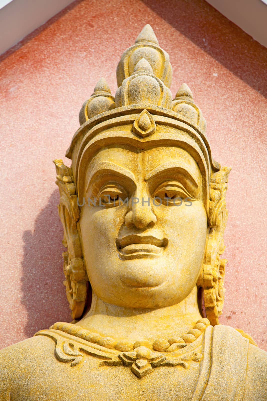 siddharta   in the temple bangkok asia   thailand abstract pink by lkpro