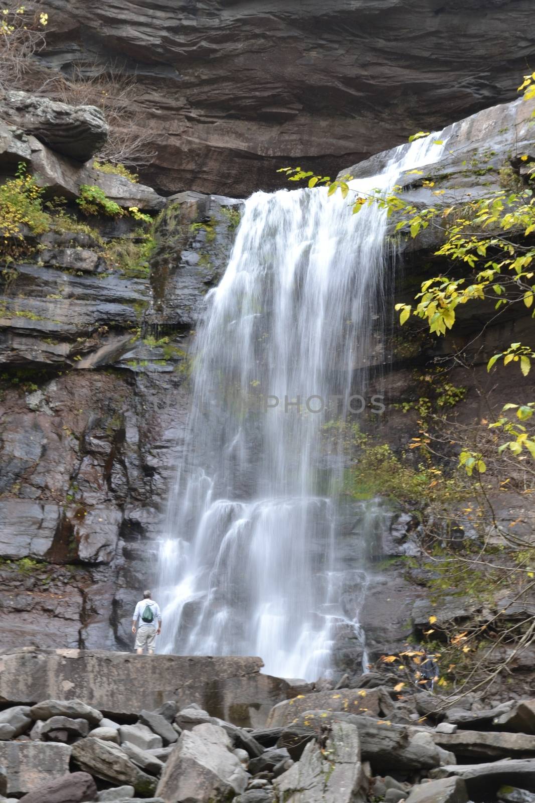 Waterfall at the Catskill mountain