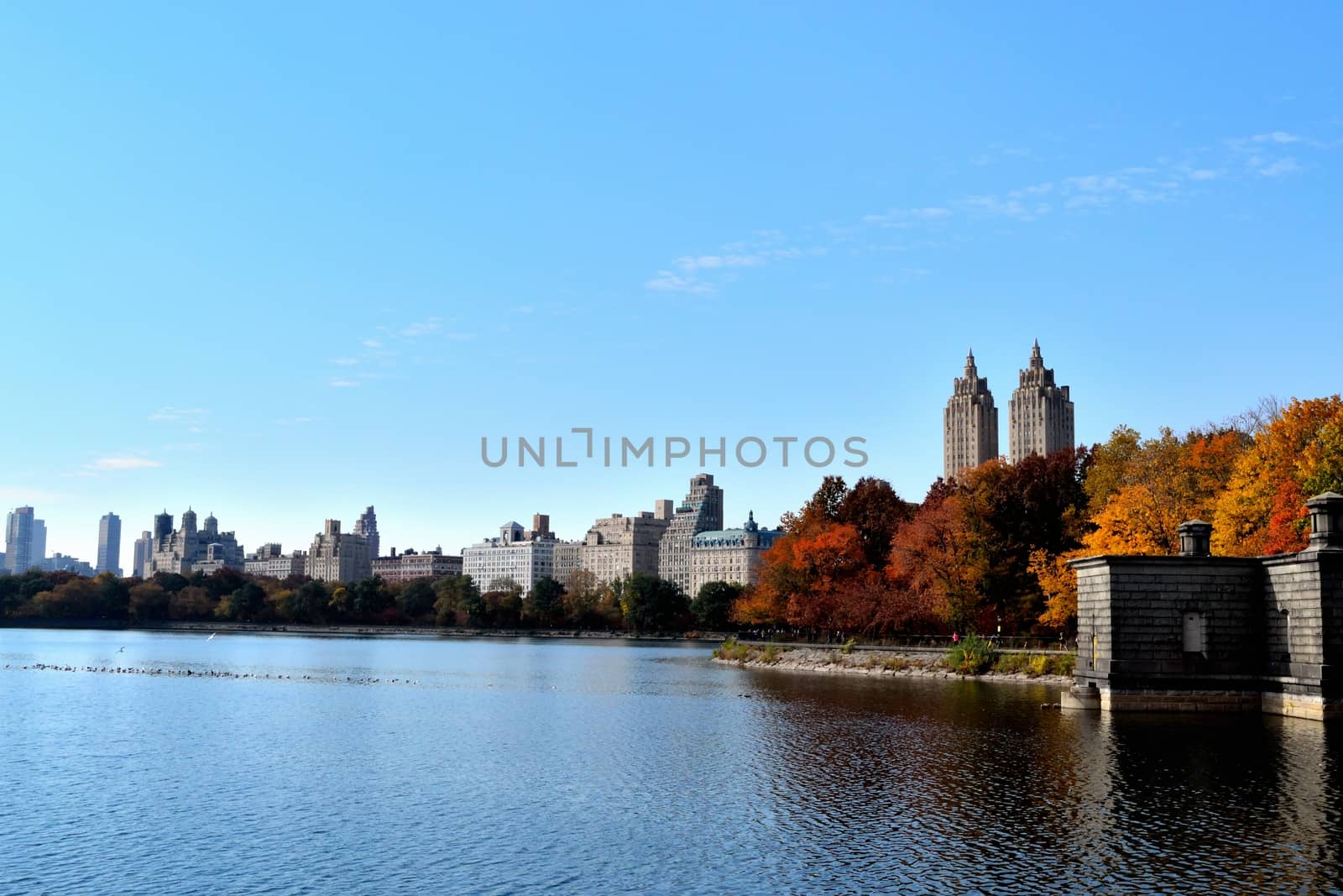 Picture of the Upper West side from the Northern part of the reservoir