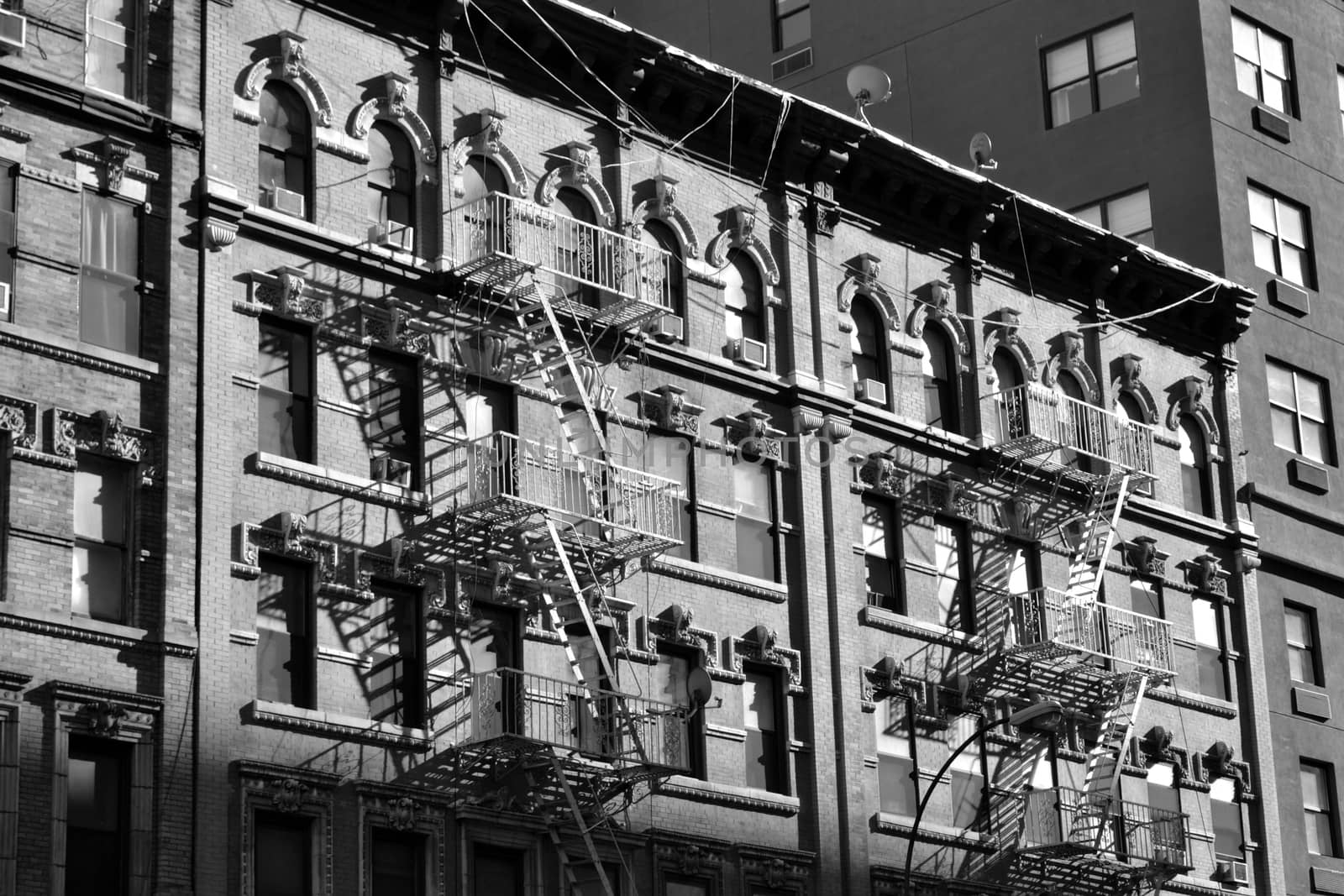 Typical cast iron building on the 5th avenue